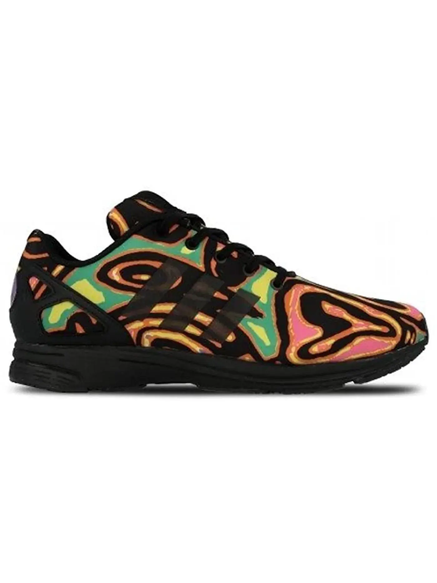 Мужские кроссовки Lifestyle с принтом Adidas ZX Flux Tech — изображение 1 из 1, мульти черный
