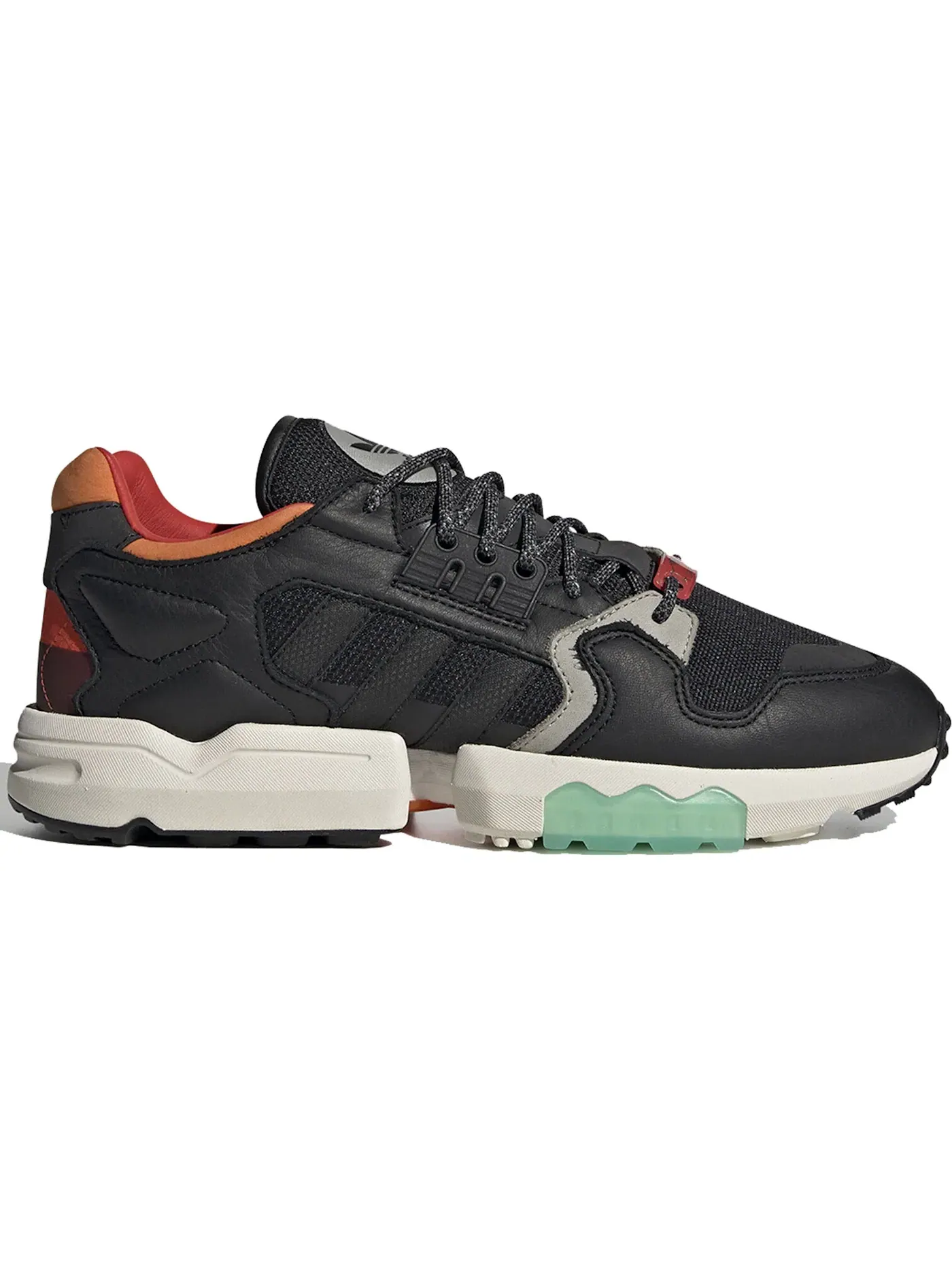 Мужские кроссовки Lifestyle Adidas ZX Torsion — изображение 1 из 1, черный/оранжевый/зеленый