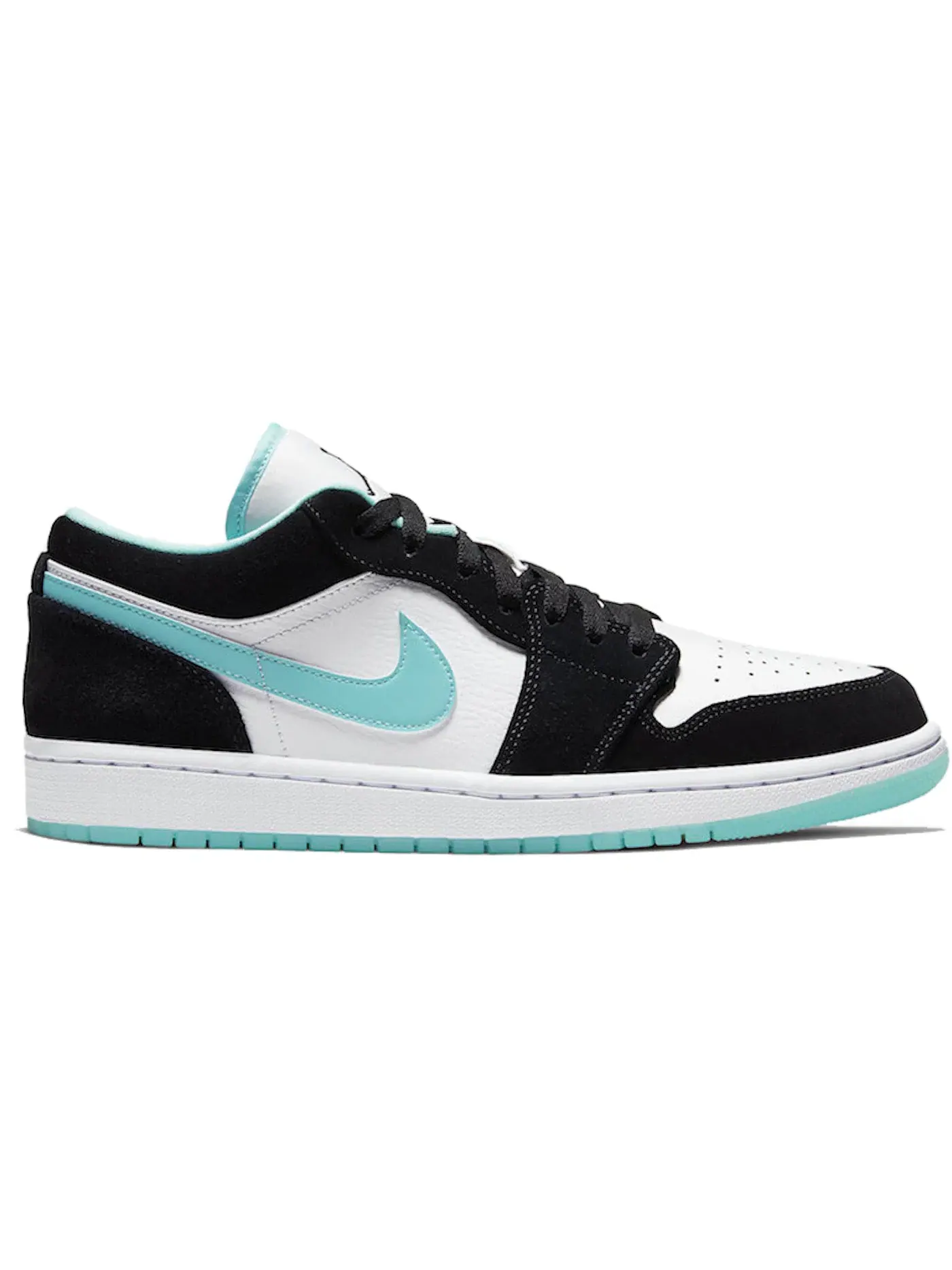 Мужские кроссовки Lifestyle Jordan 1 Low Island Green Jordan — изображение 1 из 1, белый/черный-зеленый
