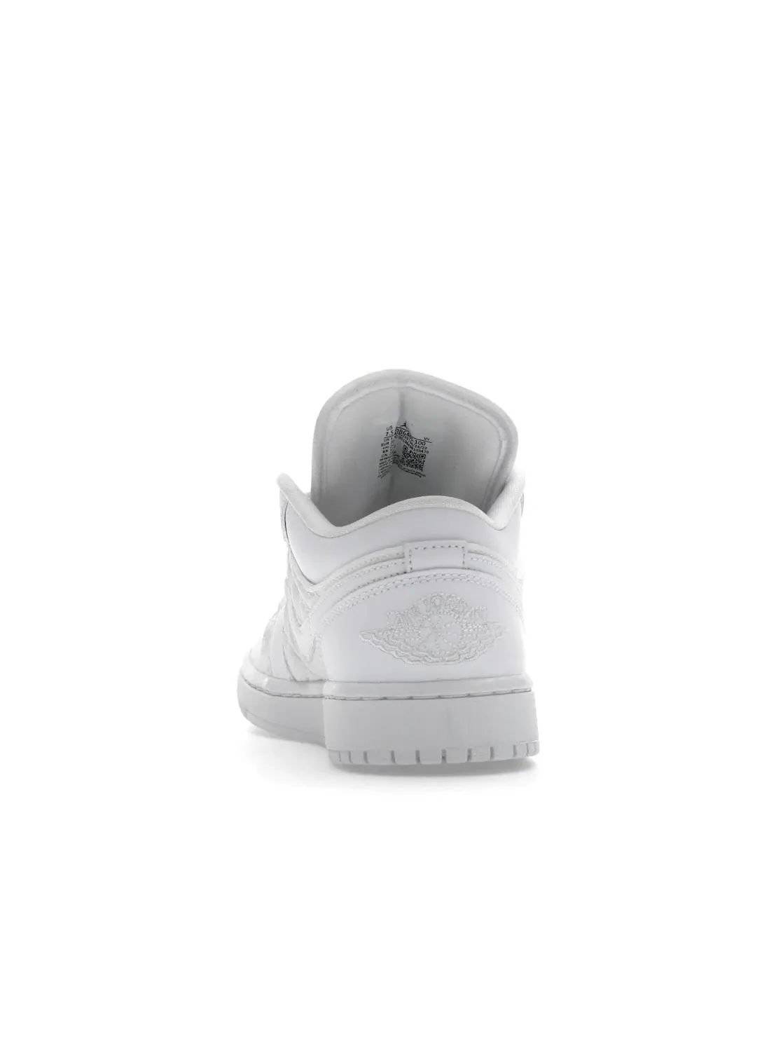 Женские кроссовки с квилтингом Air Jordan 1 Low Jordan — изображение 4 из 4, белый/белый/белый