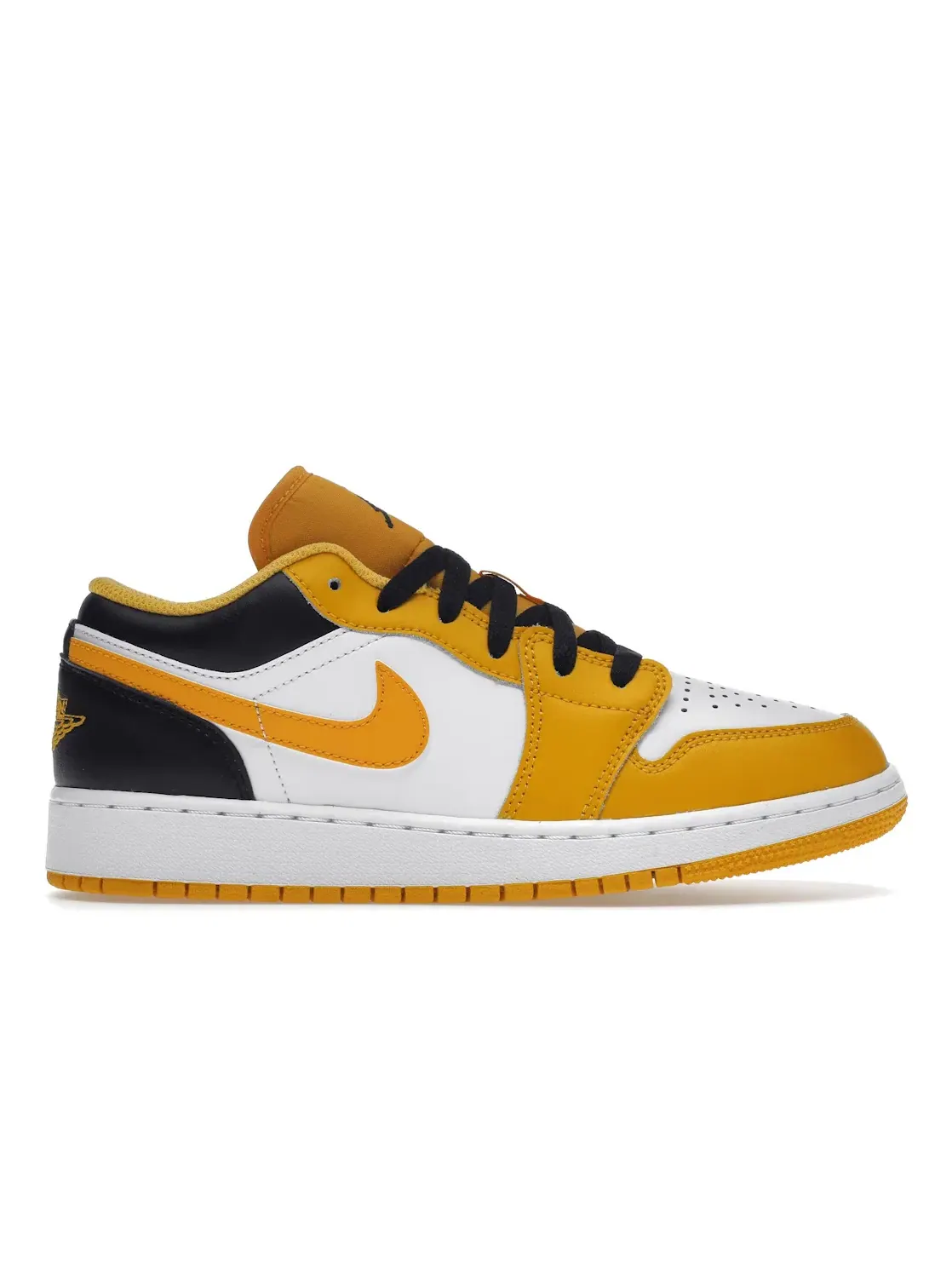 Детские кроссовки Lifestyle с белой и черной отделкой Jordan 1 Low — изображение 1 из 3, белый/черный