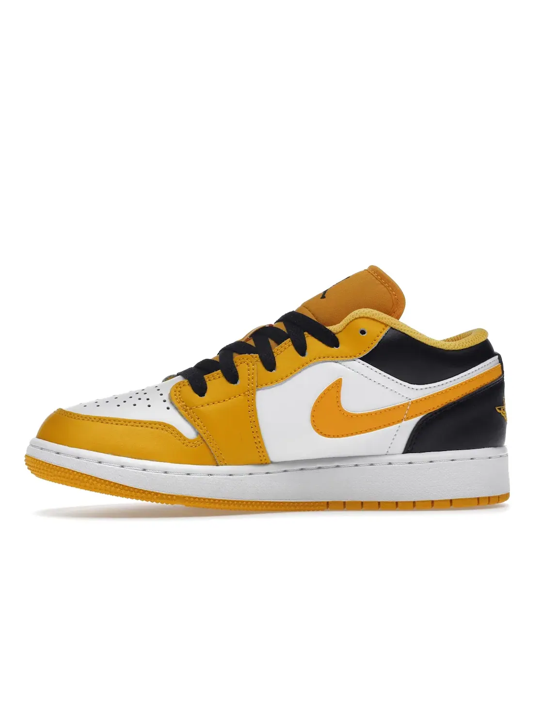 Детские кроссовки Lifestyle с белой и черной отделкой Jordan 1 Low — изображение 3 из 3, белый/черный
