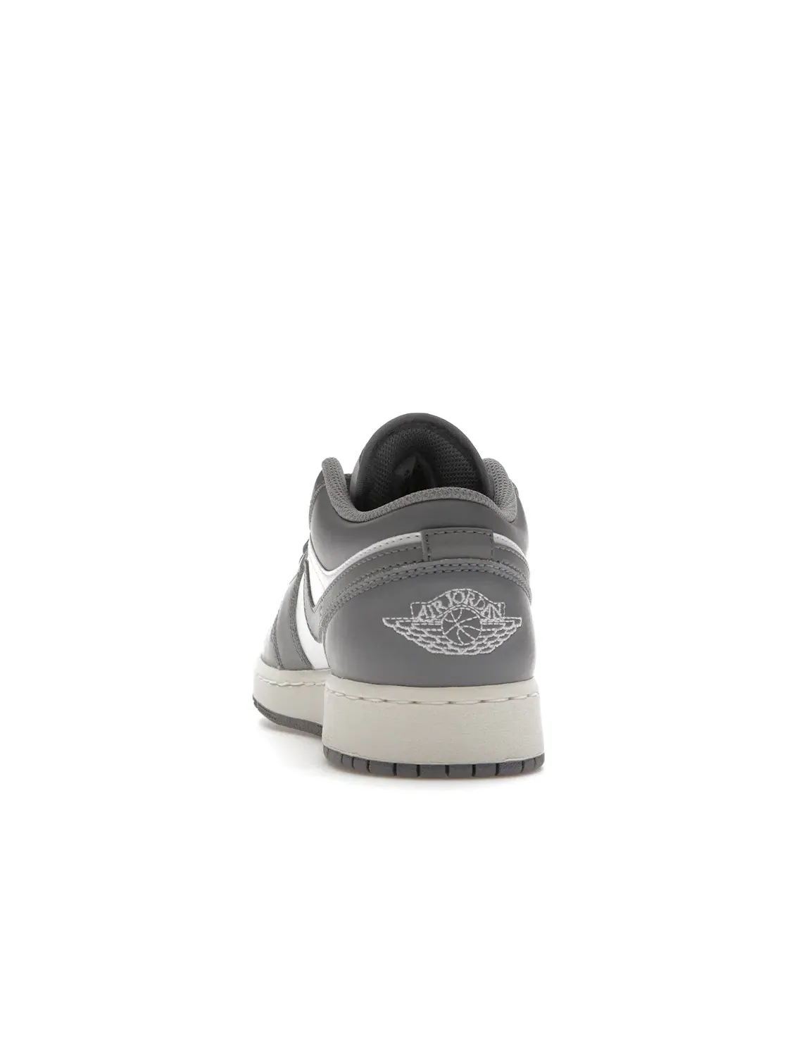 Детские кроссовки с перфорированным носком Air Jordan 1 Low — изображение 4 из 4, серый/белый/кремовый