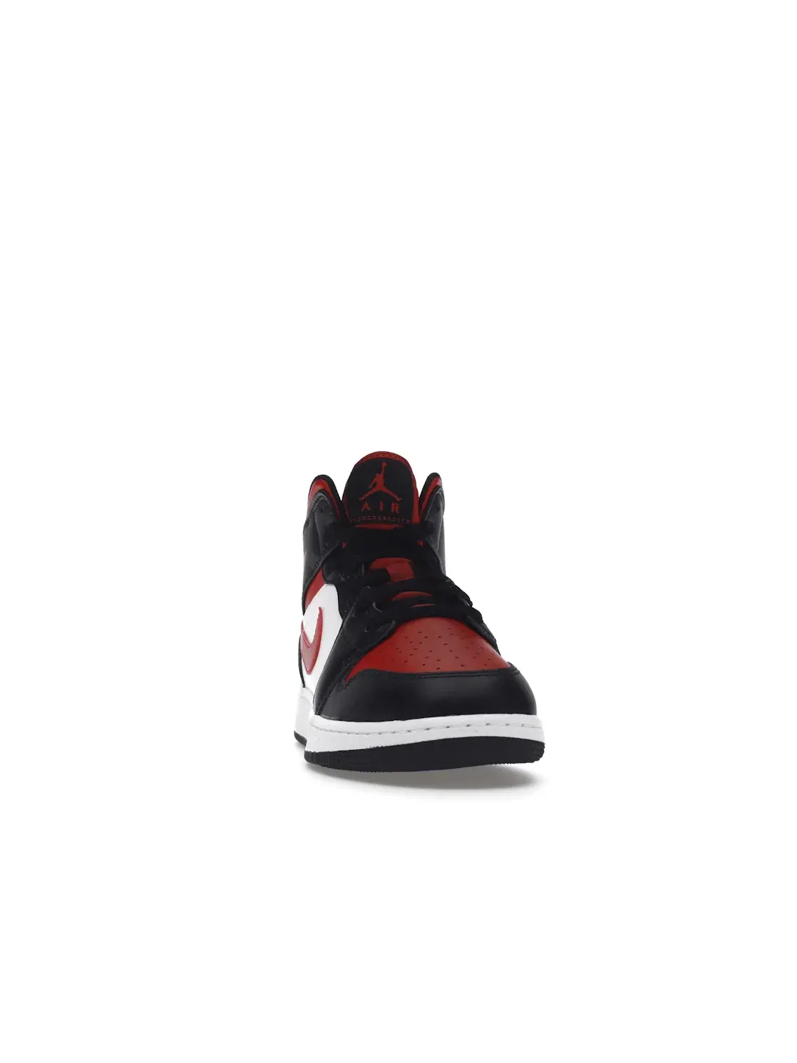 Детские кроссовки Lifestyle с принтом Air Jordan 1 Mid Jordan — изображение 2 из 4, черный красный белый