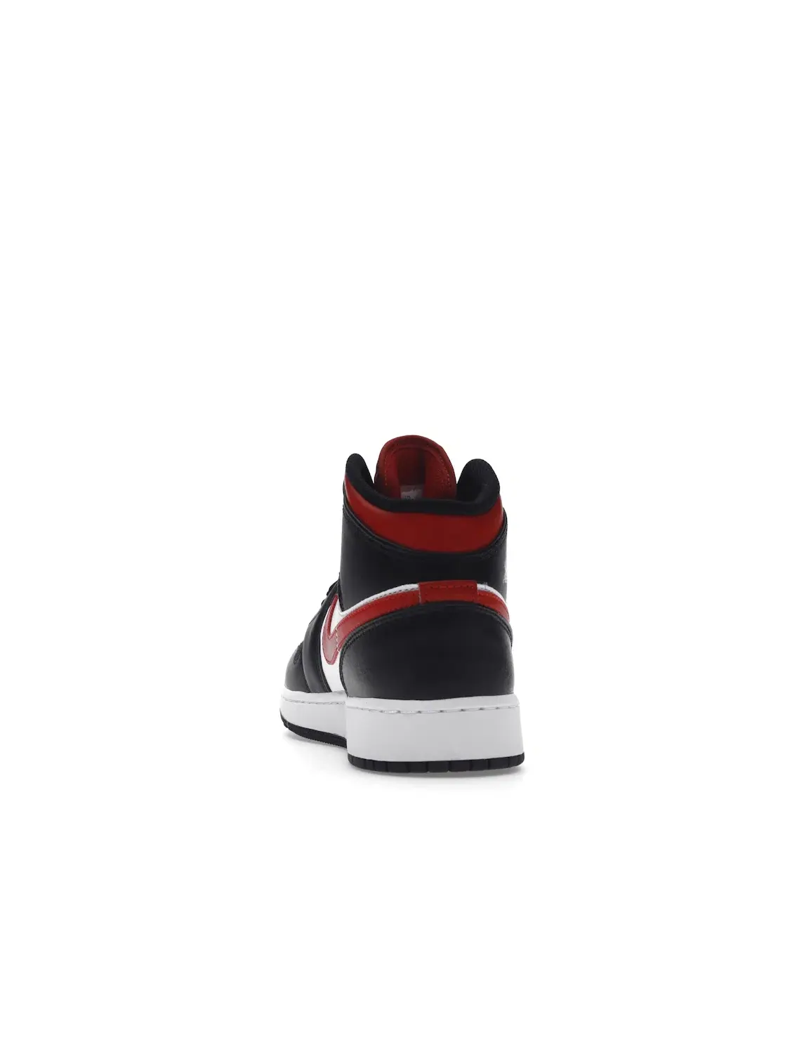Детские кроссовки Lifestyle с принтом Air Jordan 1 Mid Jordan — изображение 4 из 4, черный красный белый