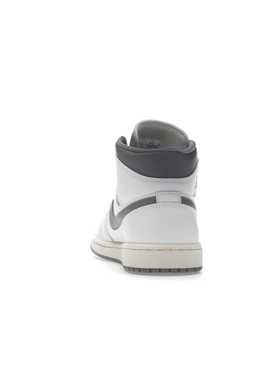 Мужские кроссовки с кожаным верхом Air Jordan 1 Mid Jordan — изображение 4 из 4, белый
