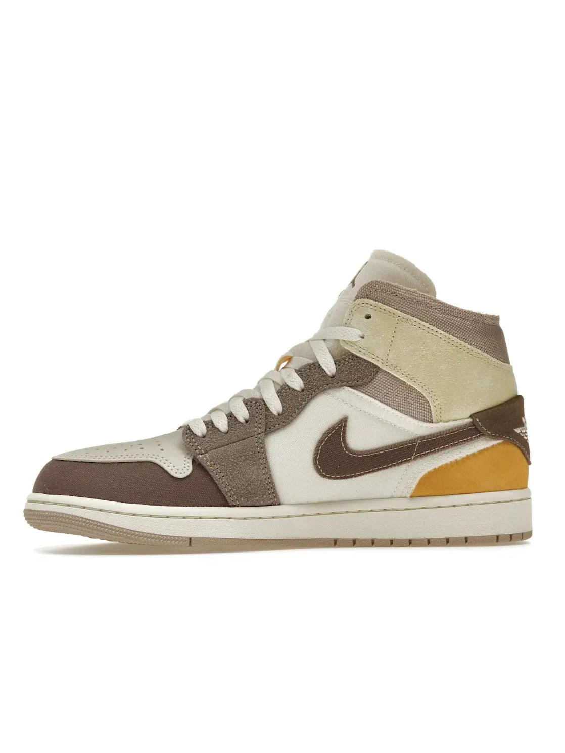 Мужские кроссовки с уникальным цветовым сочетанием Air Jordan 1 Mid SE Craft Jordan — изображение 3 из 4, золотистый
