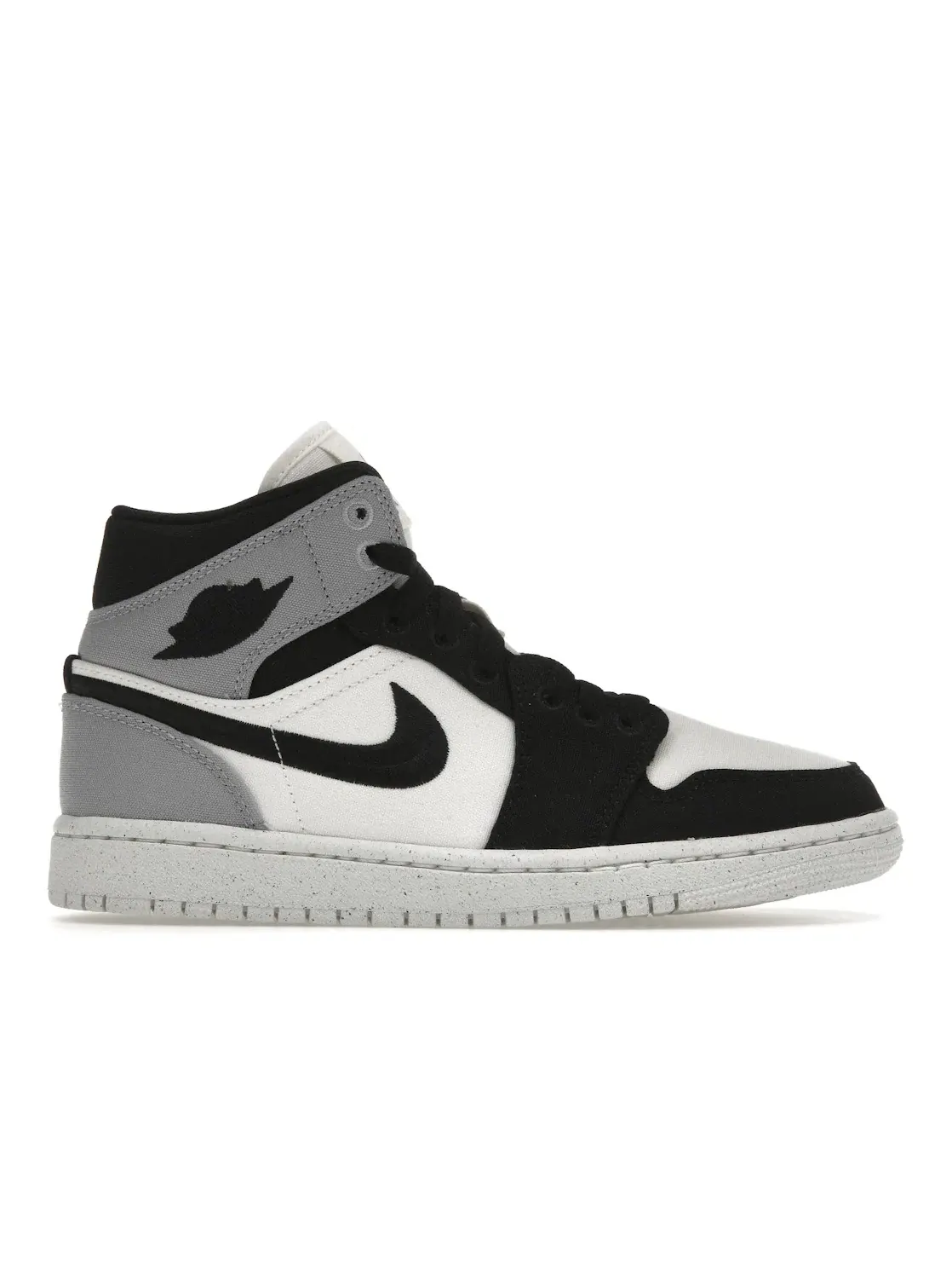 Женские кроссовки Lifestyle с принтом Jordan 1 Mid SE Jordan — изображение 1 из 4, черный-светлый серый