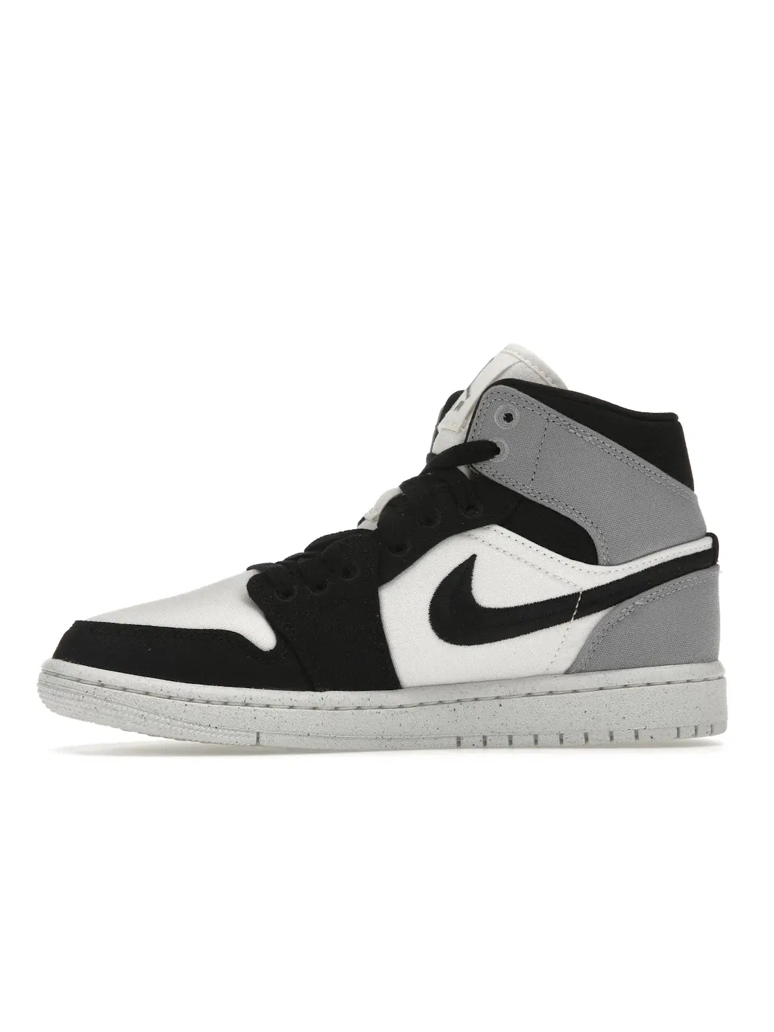 Женские кроссовки Lifestyle с принтом Jordan 1 Mid SE Jordan — изображение 3 из 4, черный-светлый серый
