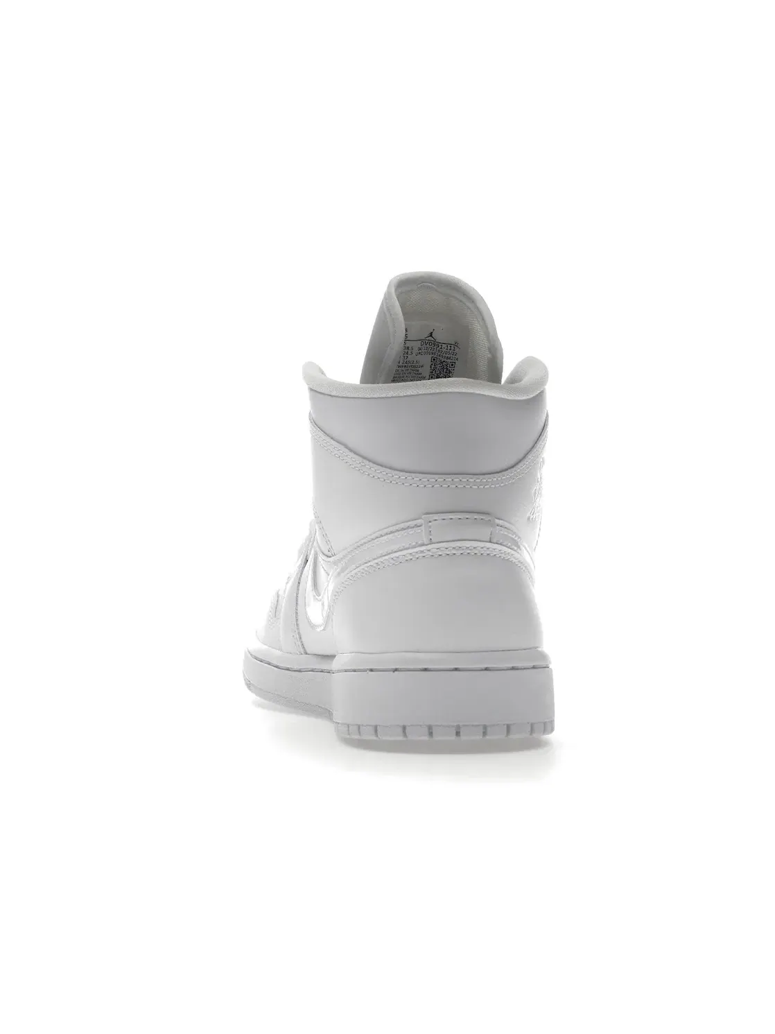 Женские кроссовки Lifestyle с перфорацией Air Jordan Mid Jordan — изображение 4 из 4, белый/белый/белый