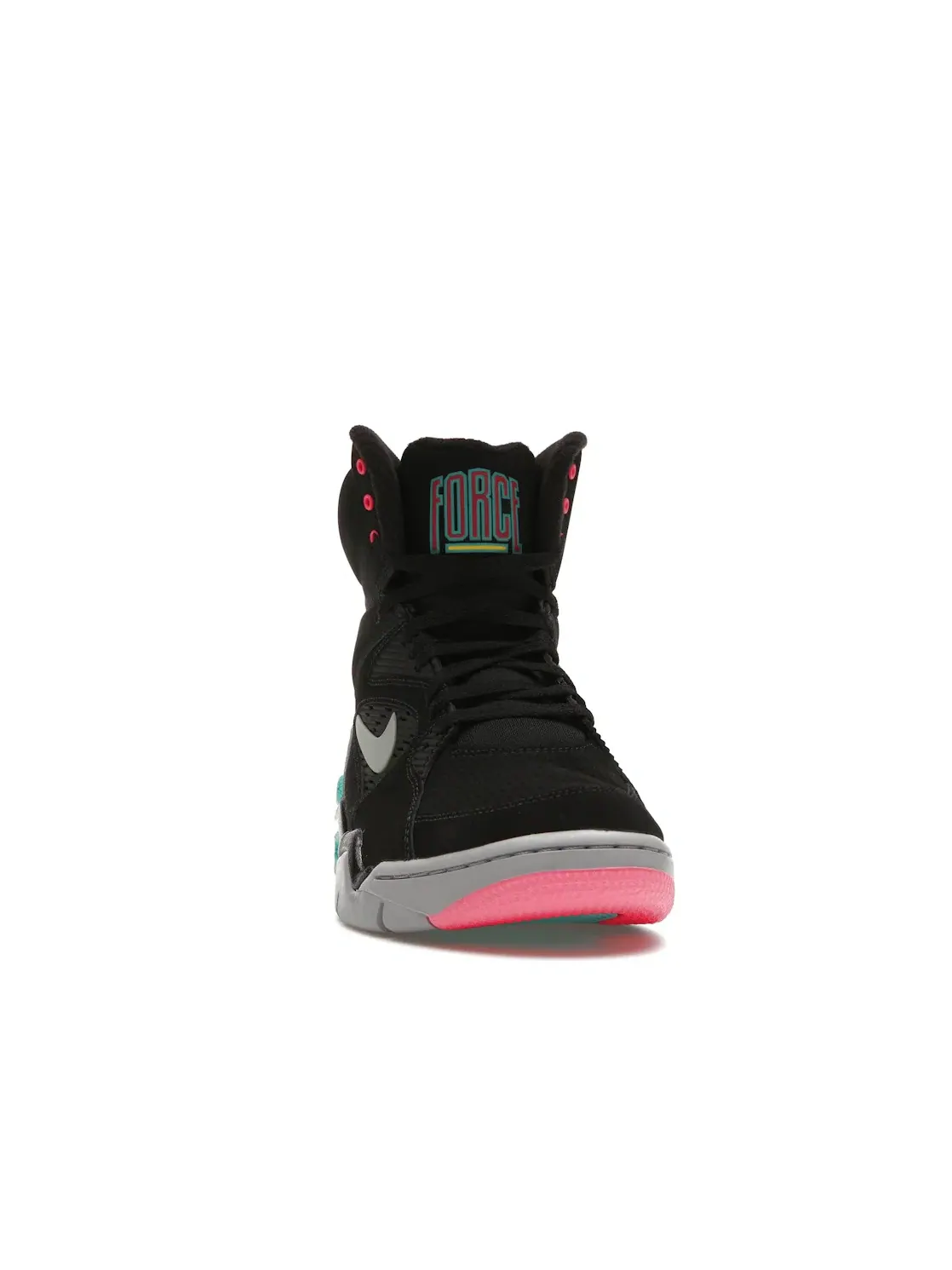 Мужские кроссовки баскетбольные Nike Air Command Force — изображение 2 из 4, черный/серый--розовый