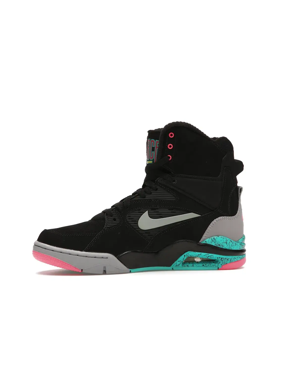 Мужские кроссовки баскетбольные Nike Air Command Force — изображение 3 из 4, черный/серый--розовый
