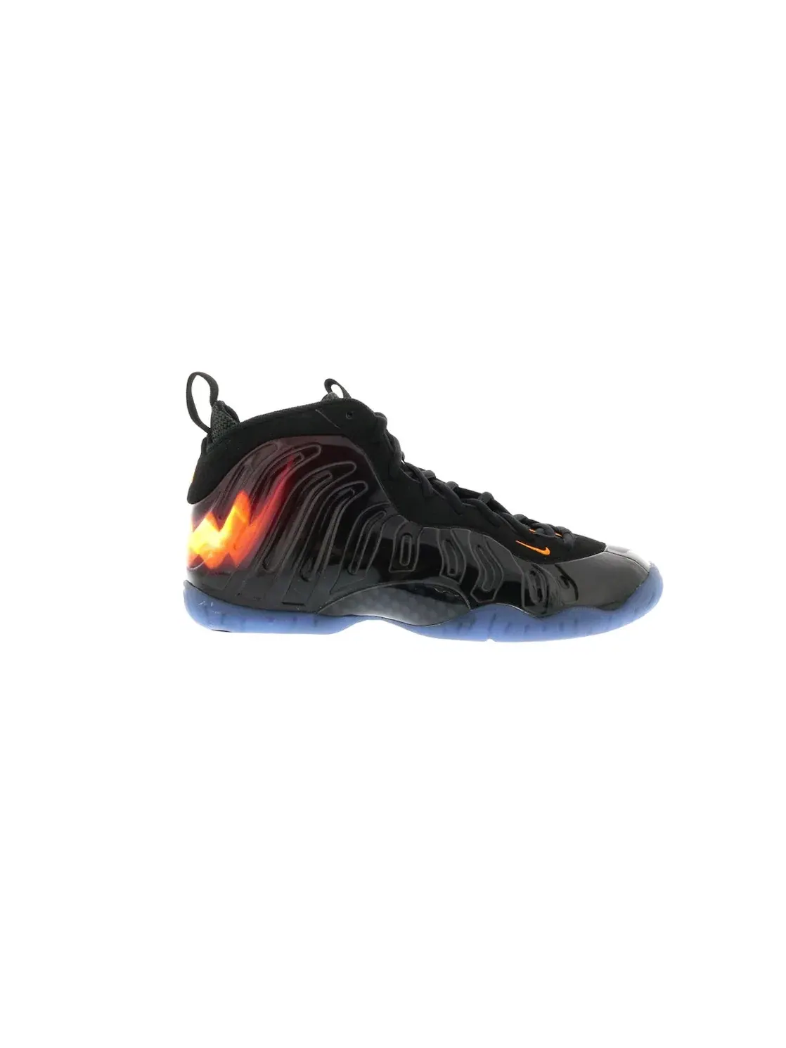 Детские кроссовки Lifestyle без шнурков Nike Air Foamposite One — изображение 1 из 4, черный/оранжевый-белый