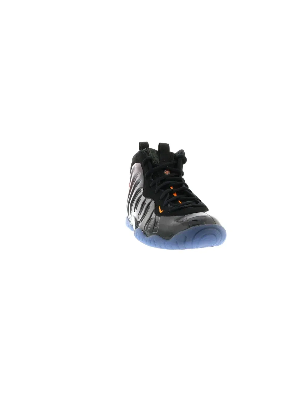 Детские кроссовки Lifestyle без шнурков Nike Air Foamposite One — изображение 2 из 4, черный/оранжевый-белый