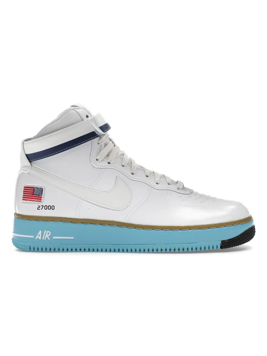 Мужские кроссовки с высоким верхом Nike Air Force 1 High — изображение 1 из 4, белый/белый