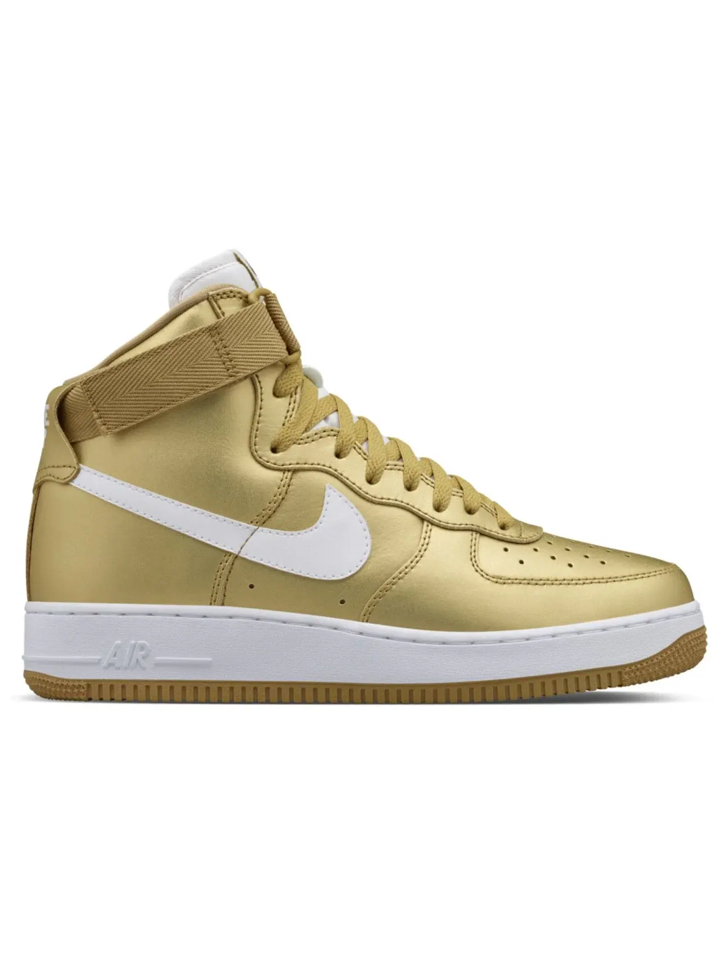 Мужские кроссовки высокие с металлическим покрытием Nike Air Force 1 High — изображение 1 из 1