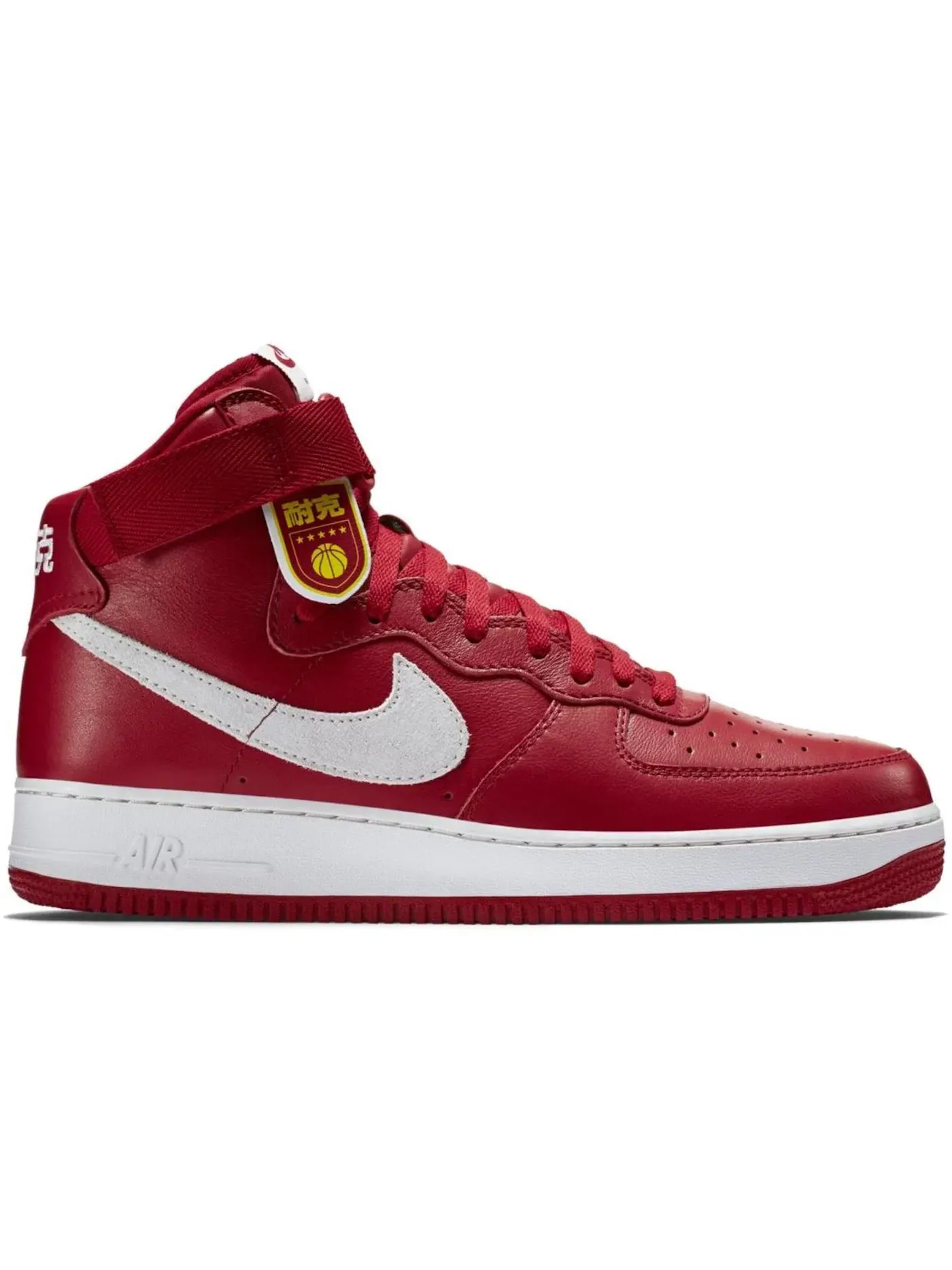 Мужские кроссовки Lifestyle Nike Air Force 1 High — изображение 1 из 1, красный белый