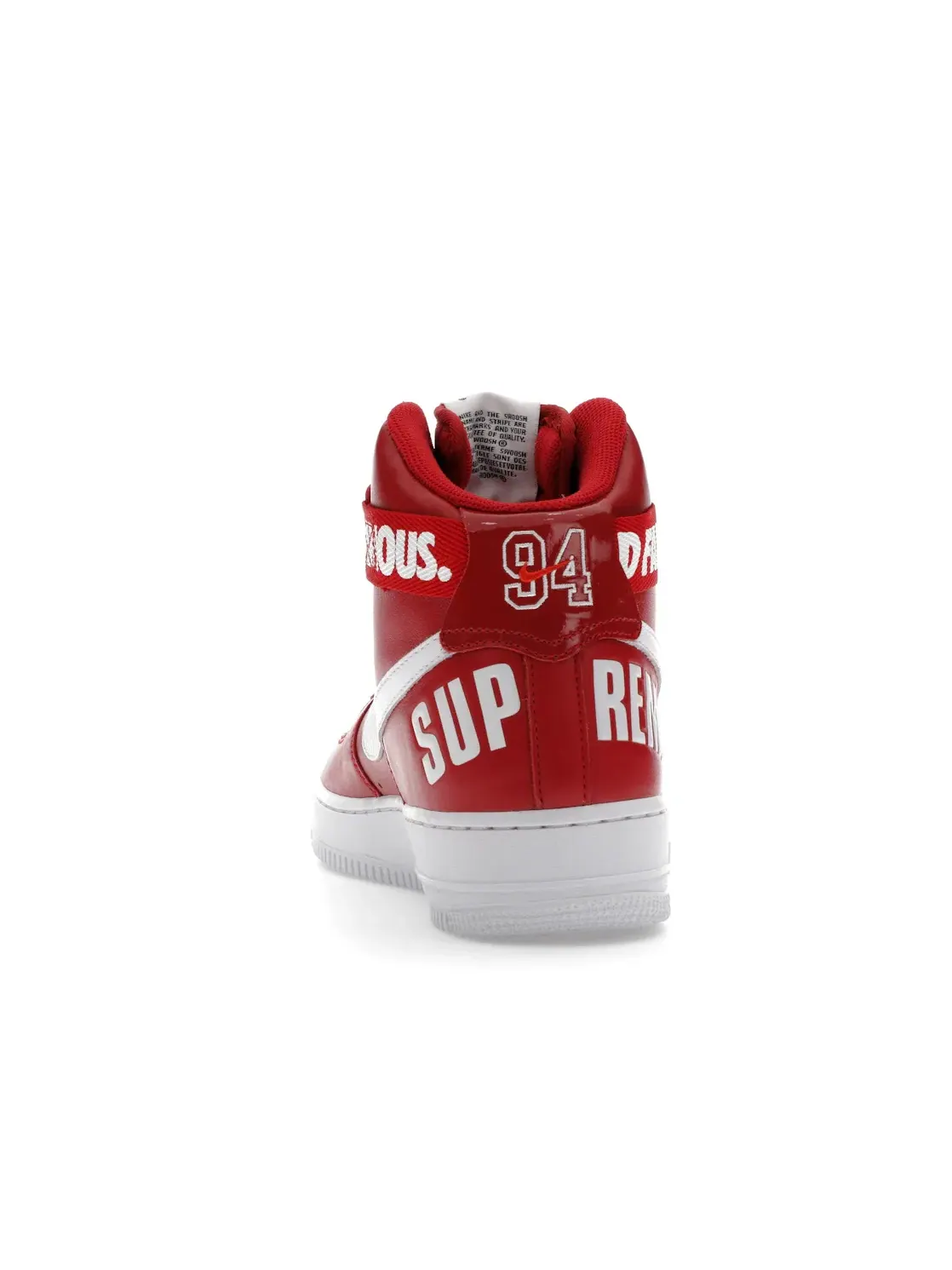 Мужские кроссовки Lifestyle Nike Air Force 1 High — изображение 4 из 4, красный/белый