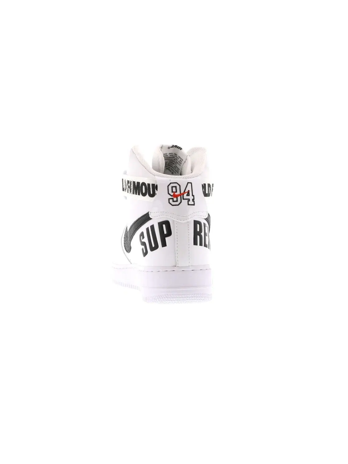 Мужские кроссовки Nike Air Force 1 High Supreme World Famous White — изображение 4 из 4, белый/черный