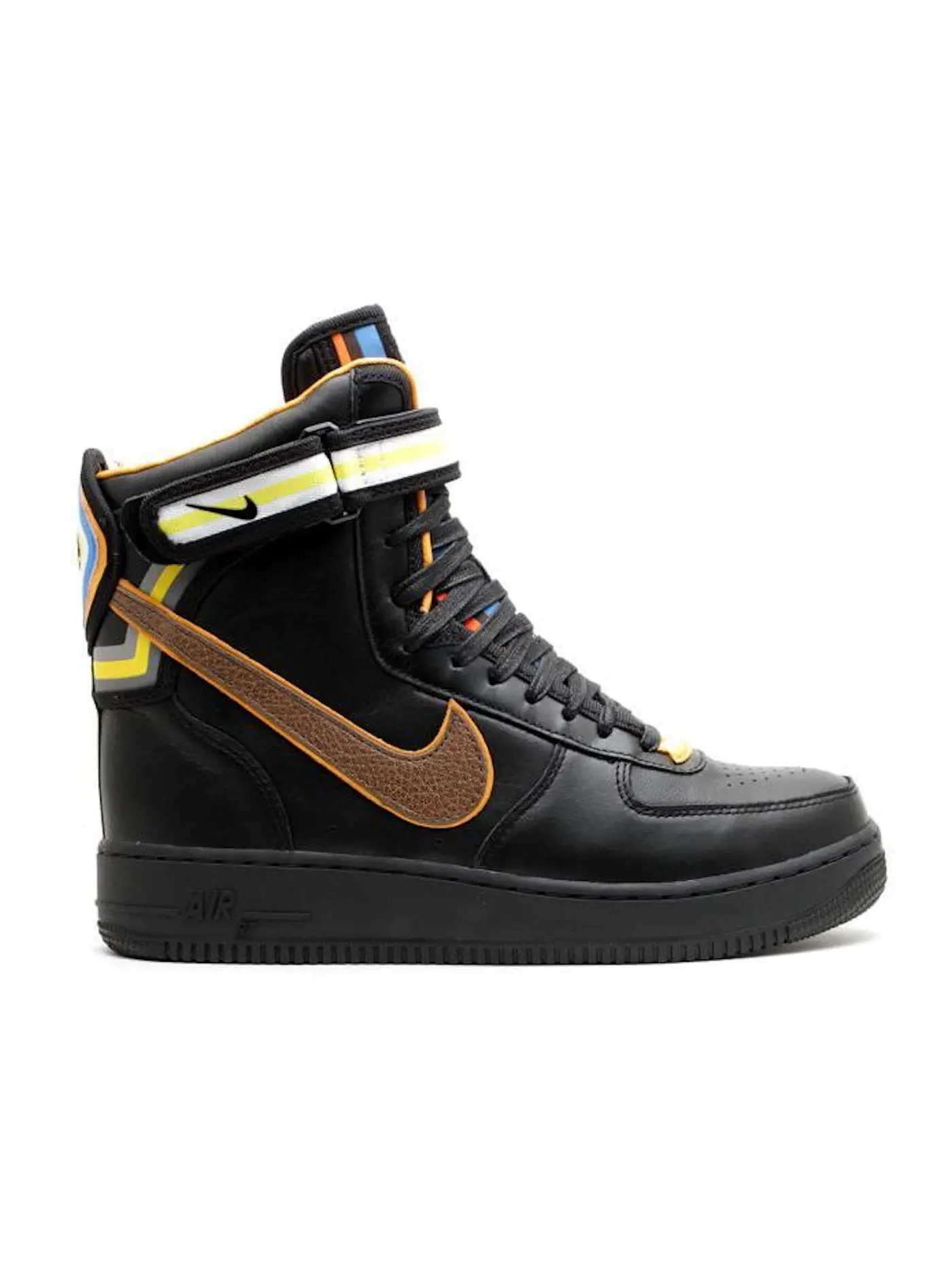 Мужские ботинки с высокой посадкой Nike Air Force 1 High Tisci Nike — изображение 1 из 1, черный/коричневый
