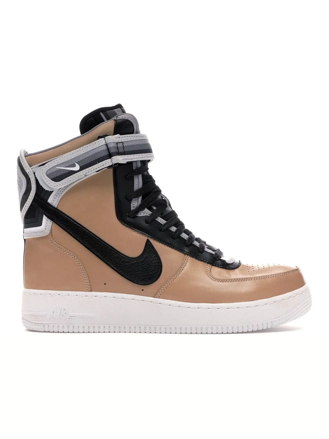 Мужские ботинки с высоким верхом Nike Air Force 1 High — изображение 1 из 1, бежевый/черный