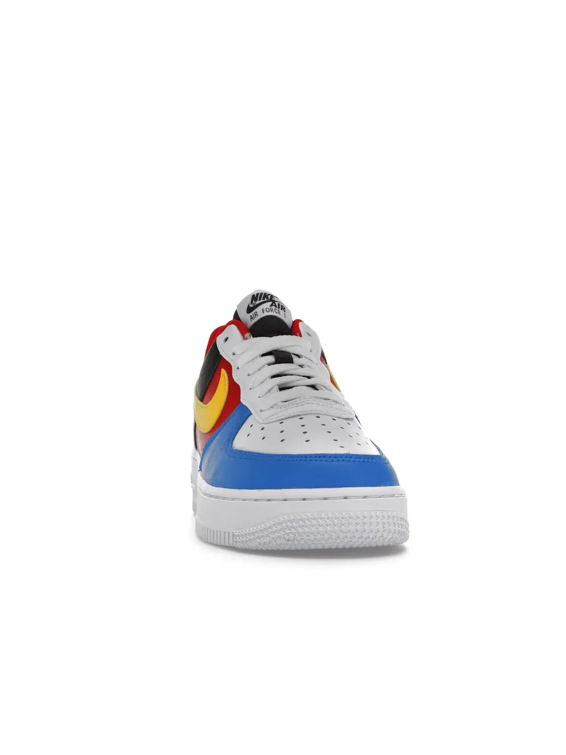 Мужские кроссовки с принтом Nike Air Force 1 Low '07 QS — изображение 2 из 4, белый/желтый-красный