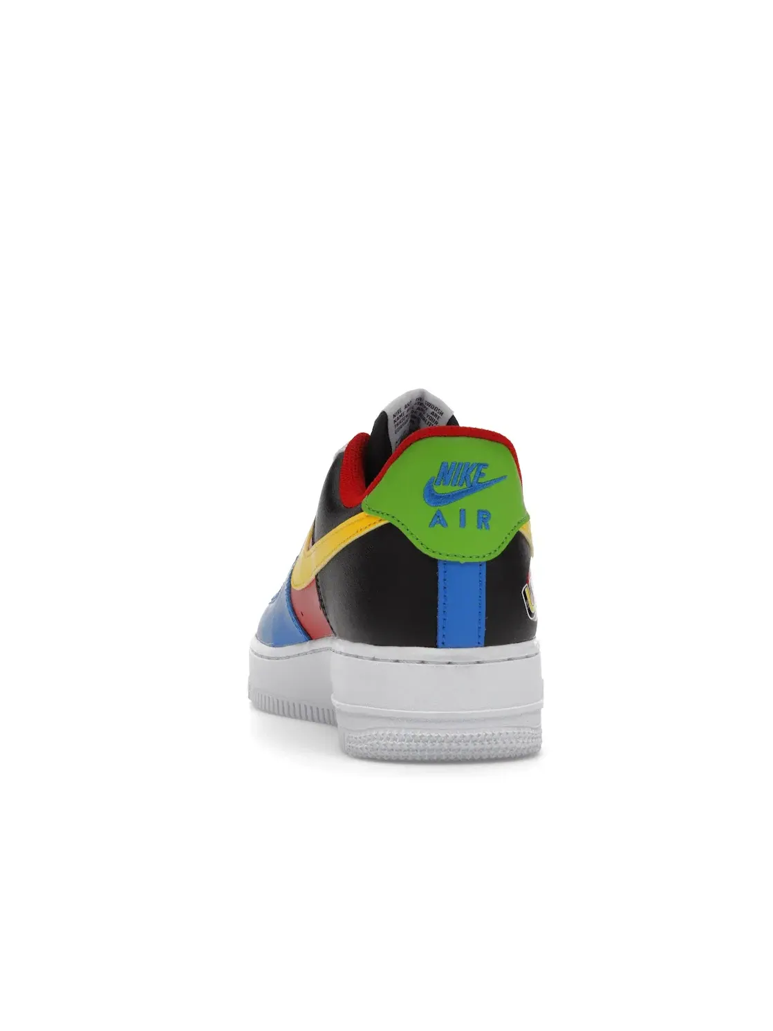 Мужские кроссовки с принтом Nike Air Force 1 Low '07 QS — изображение 4 из 4, белый/желтый-красный