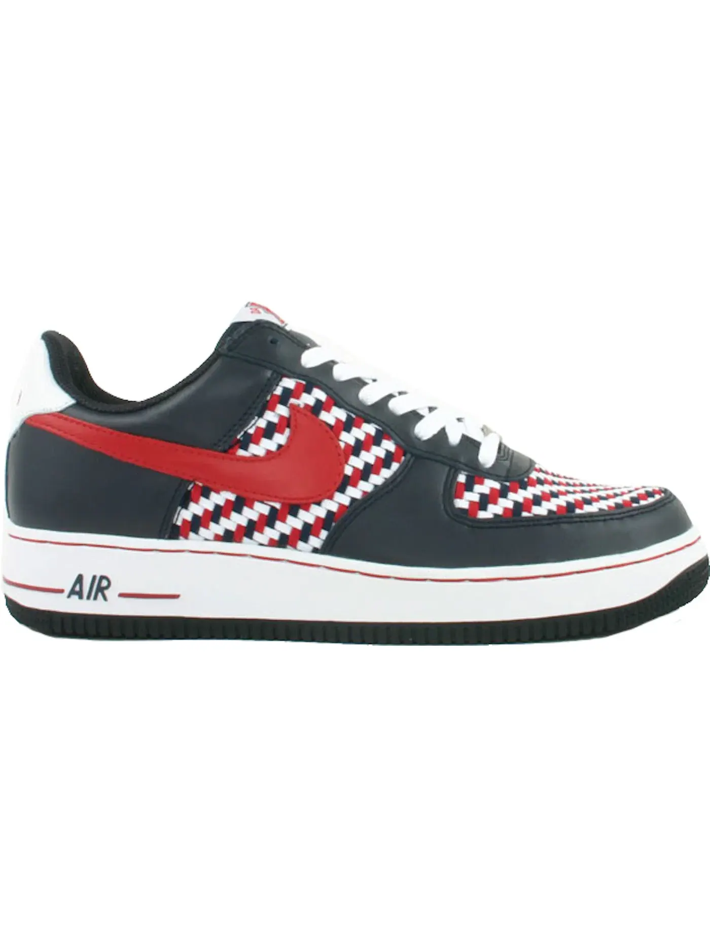 Мужские кроссовки с замшевым верхом Nike Air Force 1 Low — изображение 1 из 1, красный-белый