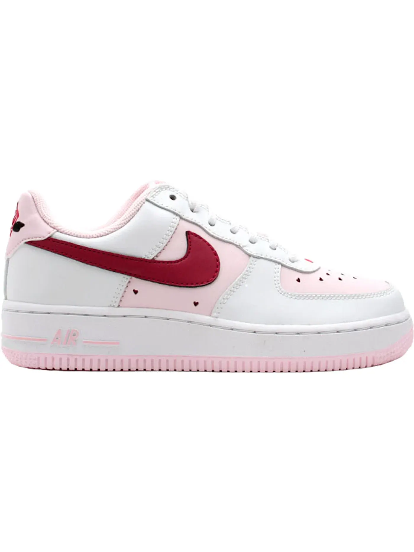 Детские кроссовки Lifestyle Nike Air Force 1 Low — изображение 1 из 1, белый/красный розовый