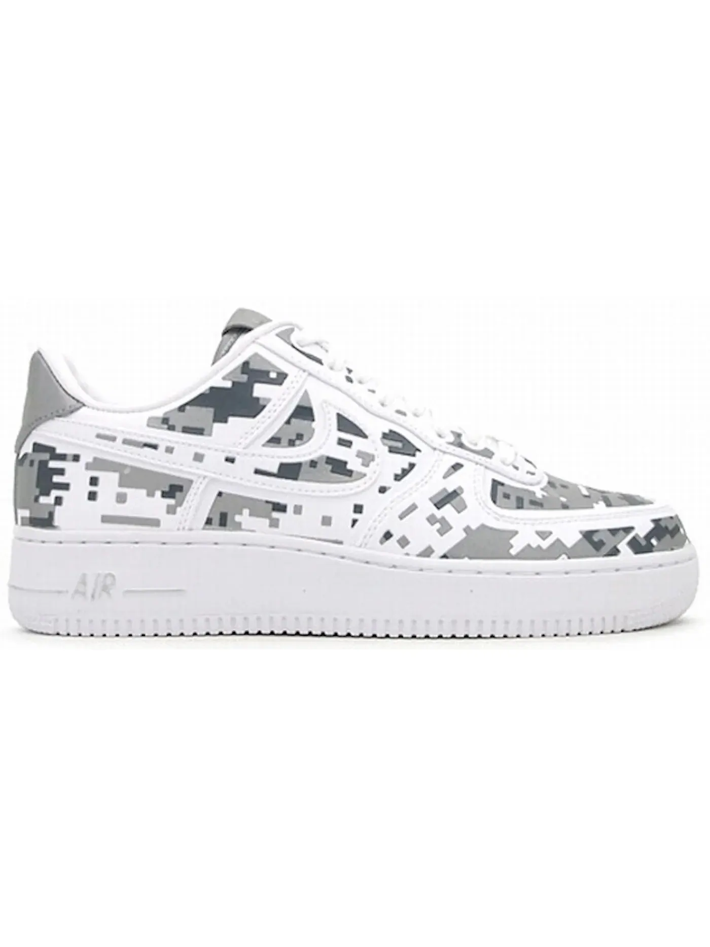 Мужские кроссовки с камуфляжным принтом Nike Air Force 1 Low — изображение 1 из 1, белый/белый