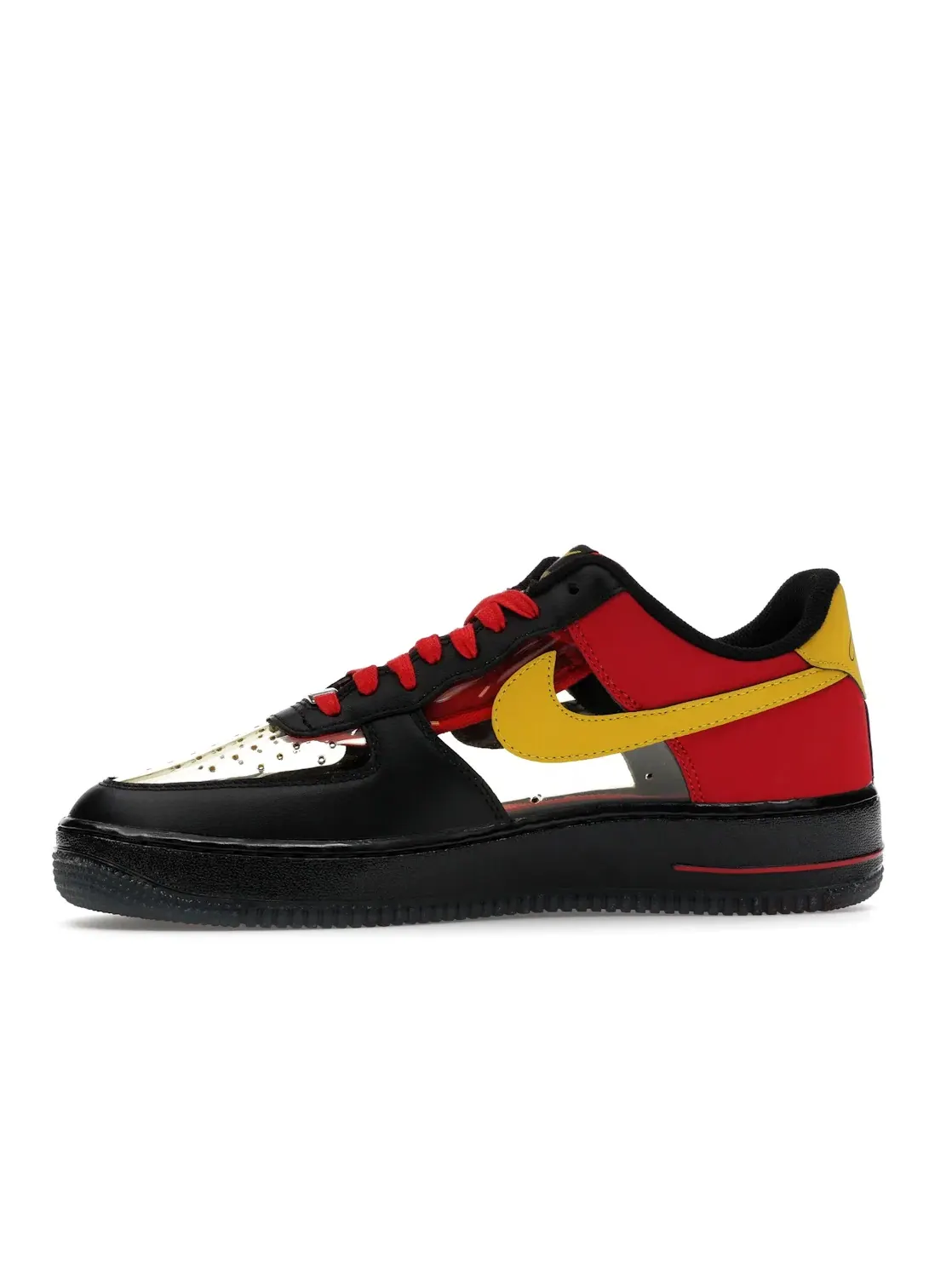 Мужские кроссовки Lifestyle Nike Air Force 1 Low — изображение 3 из 4, черный/желтый-красный