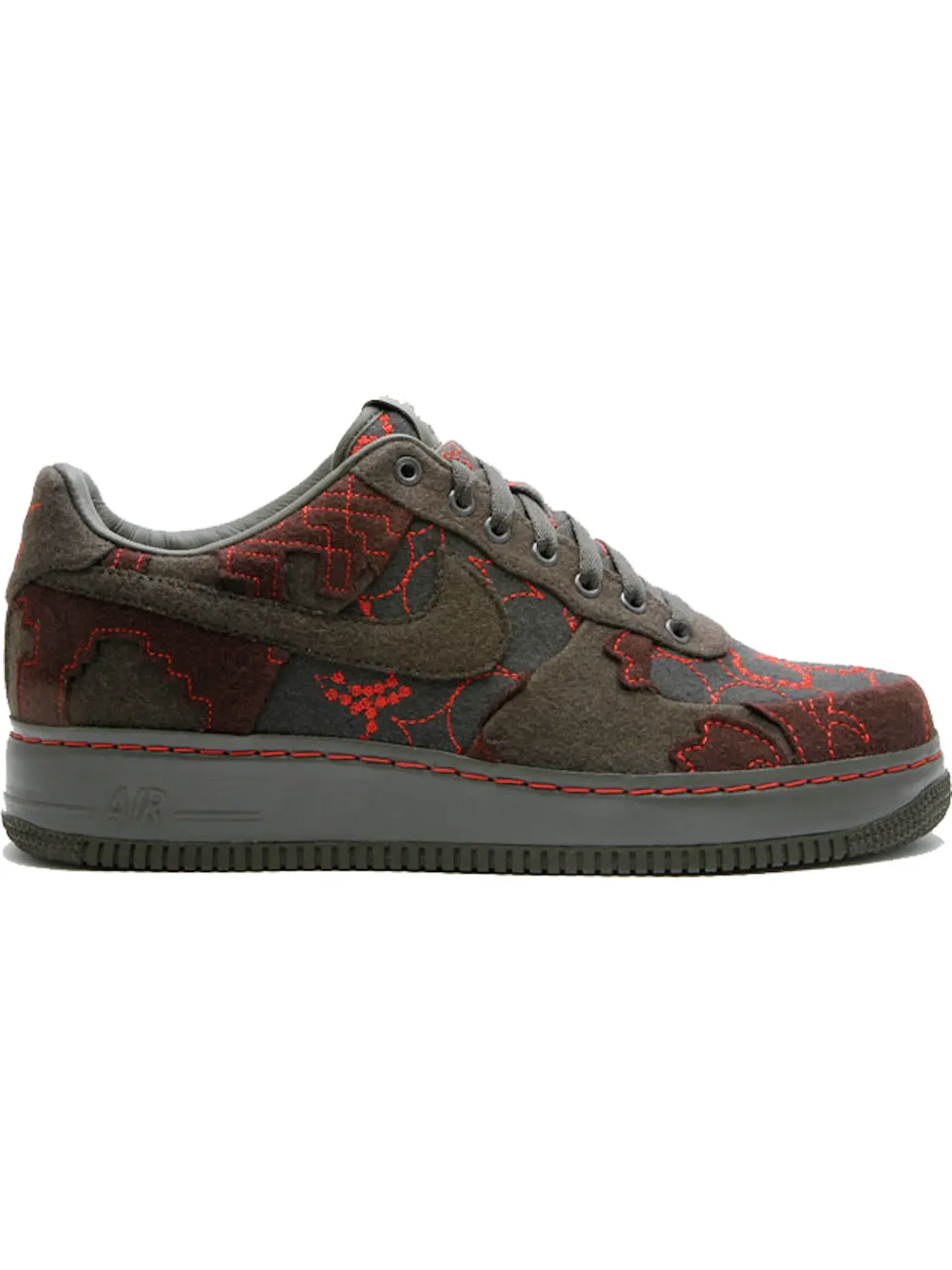 Мужские кроссовки Lifestyle Nike Air Force 1 Low — изображение 1 из 1, темный-красный