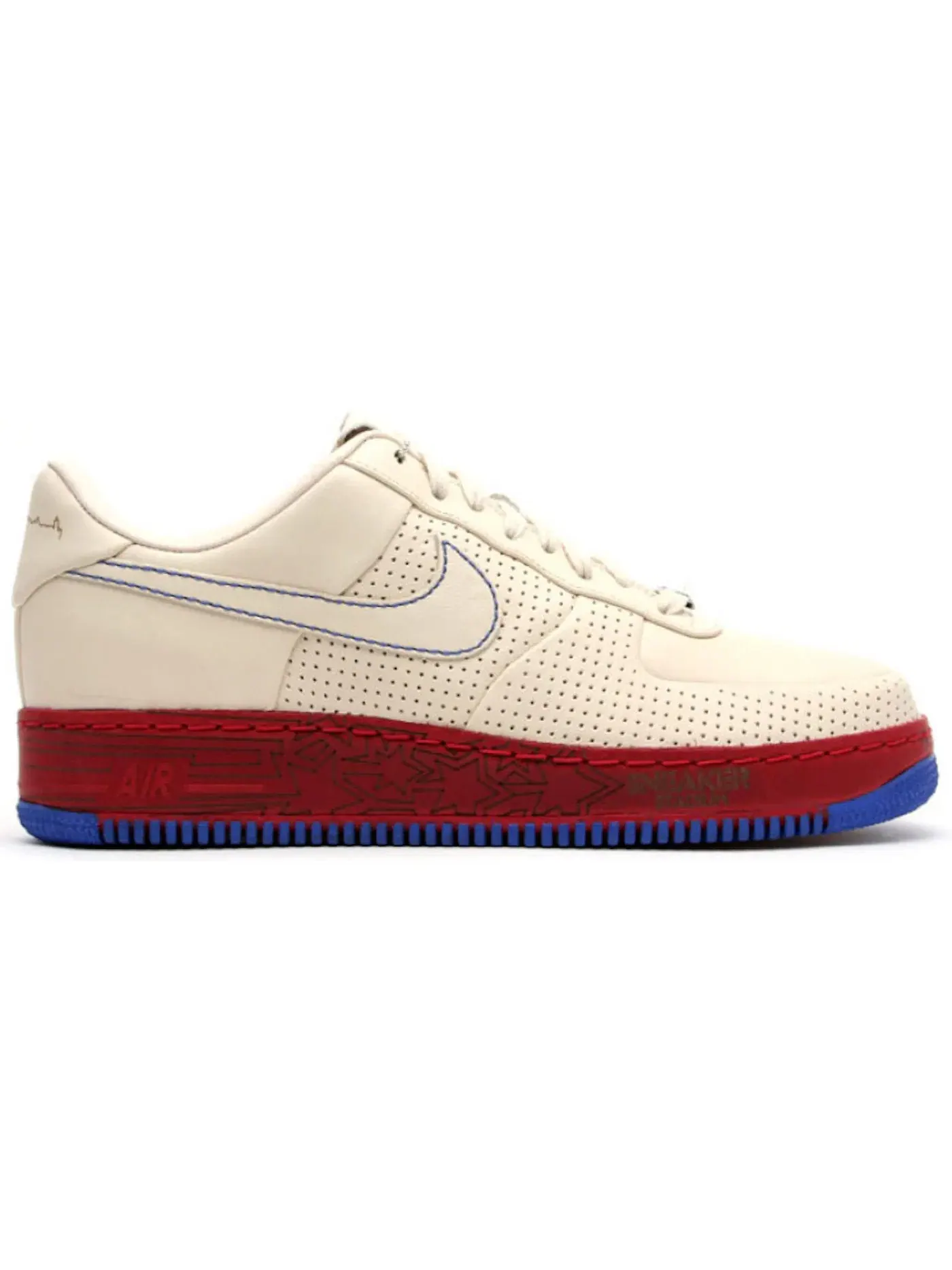 Мужские кроссовки Nike Air Force 1 Low — изображение 1 из 1, белый/белый-красный
