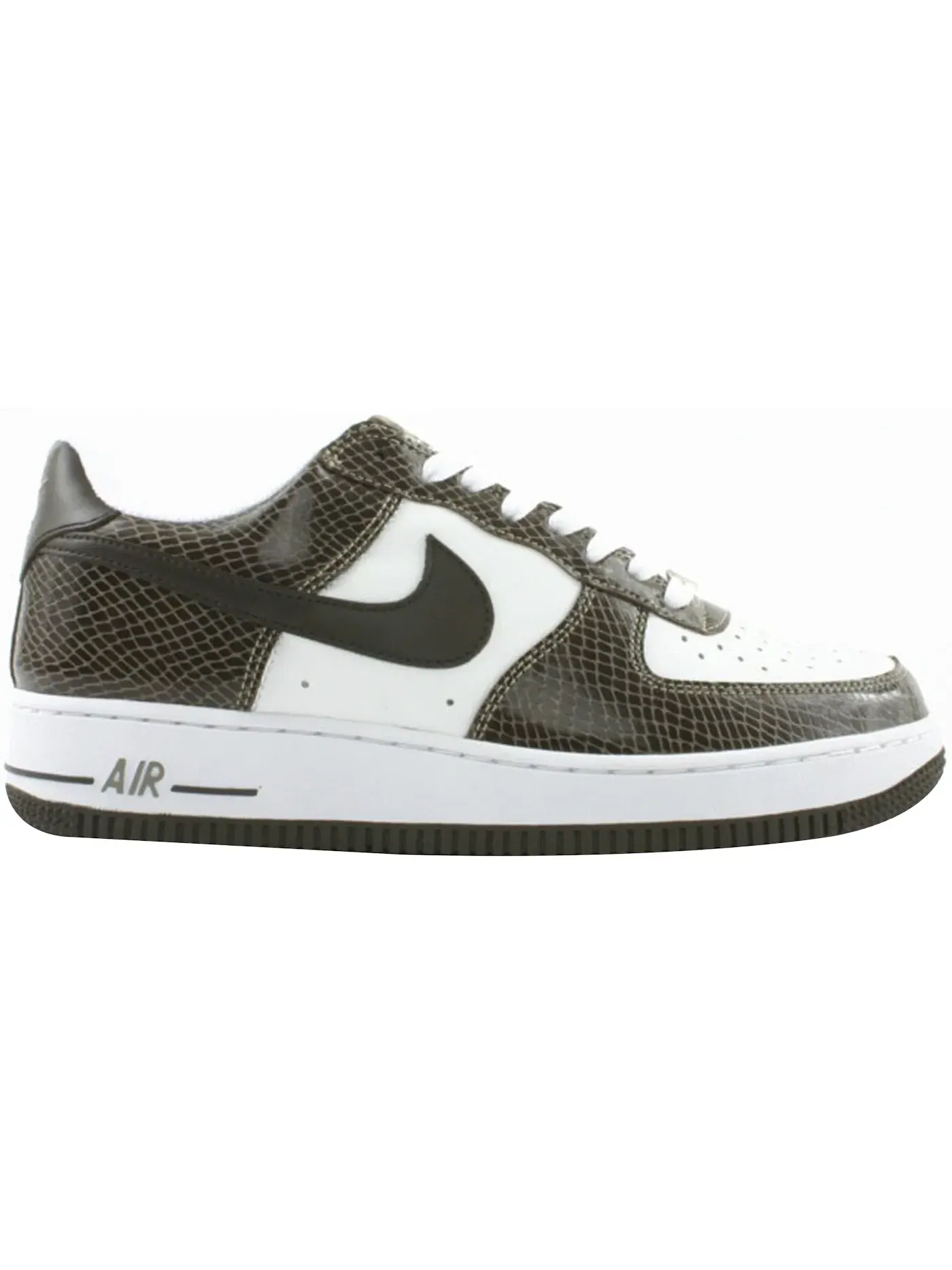 Мужские кроссовки Lifestyle Nike Air Force 1 Low — изображение 1 из 1, белый/коричневый-хаки