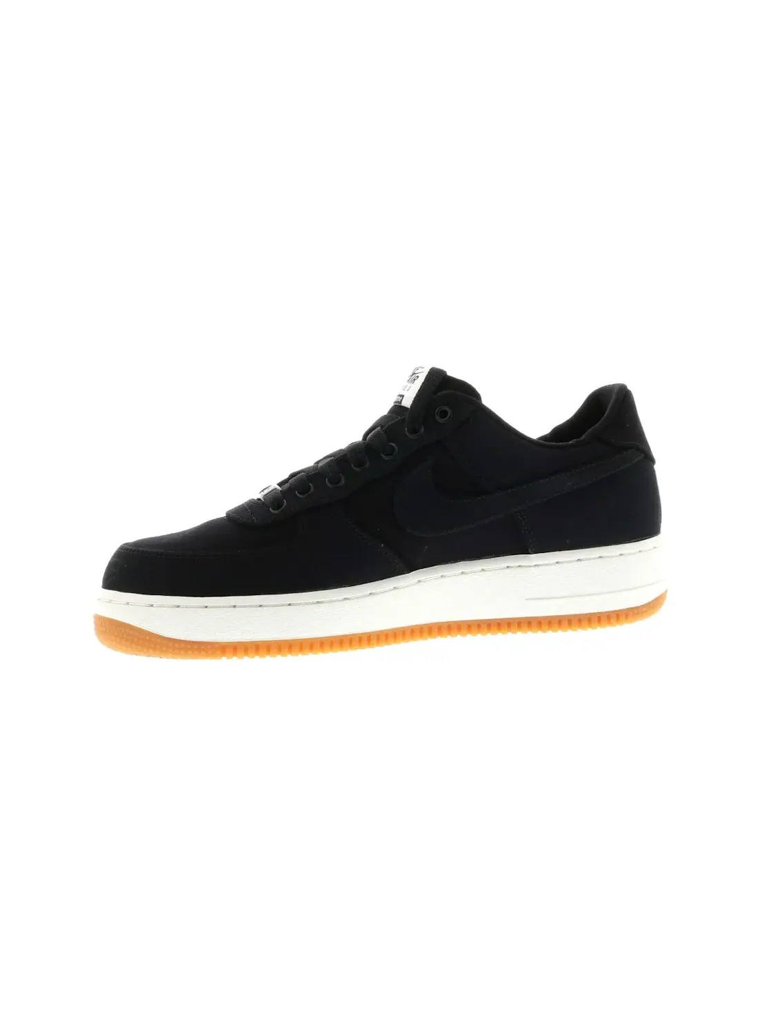 Мужские кроссовки с кожаным верхом Nike Air Force 1 Low — изображение 3 из 4, черный/черный