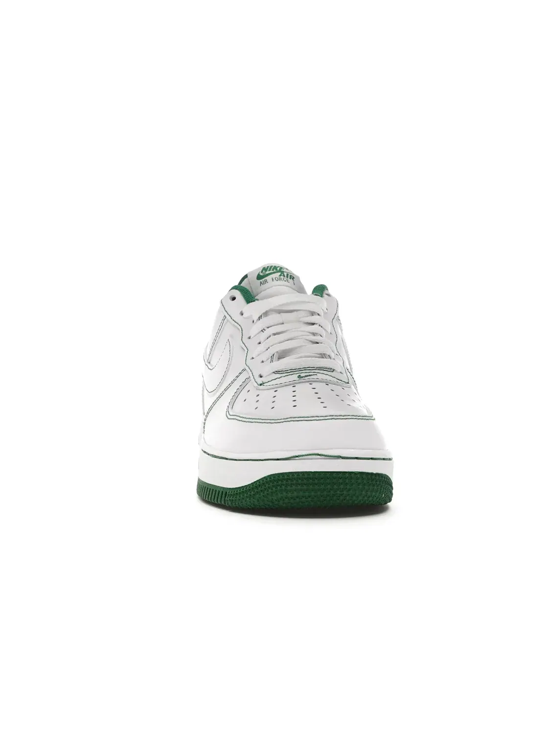 Мужские кроссовки Lifestyle с атласным верхом Nike Air Force 1 Low — изображение 2 из 4, белый/белый-зеленый