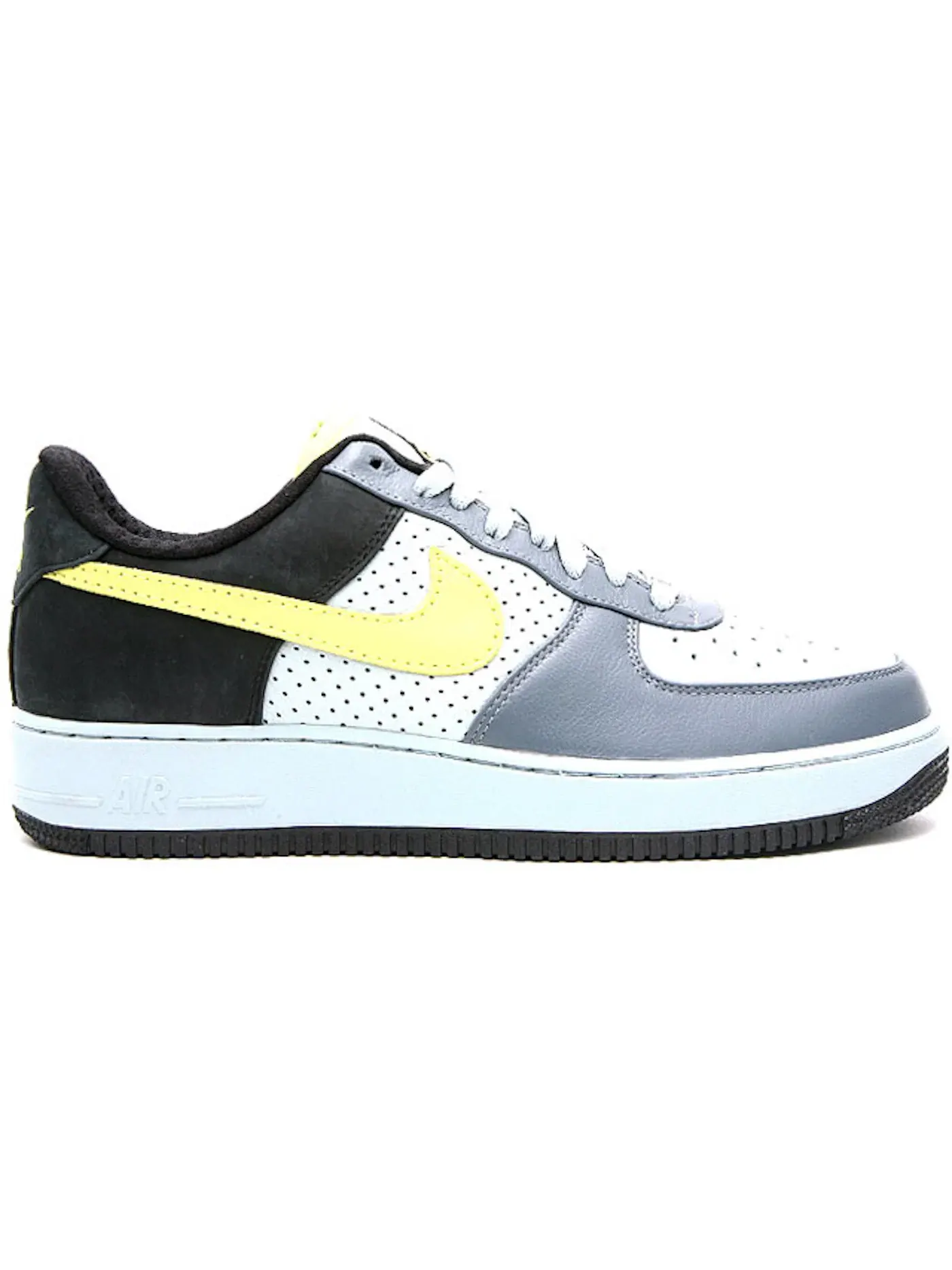 Мужские кроссовки Lifestyle Nike Air Force 1 Low — изображение 1 из 1, серый/желтый-черный