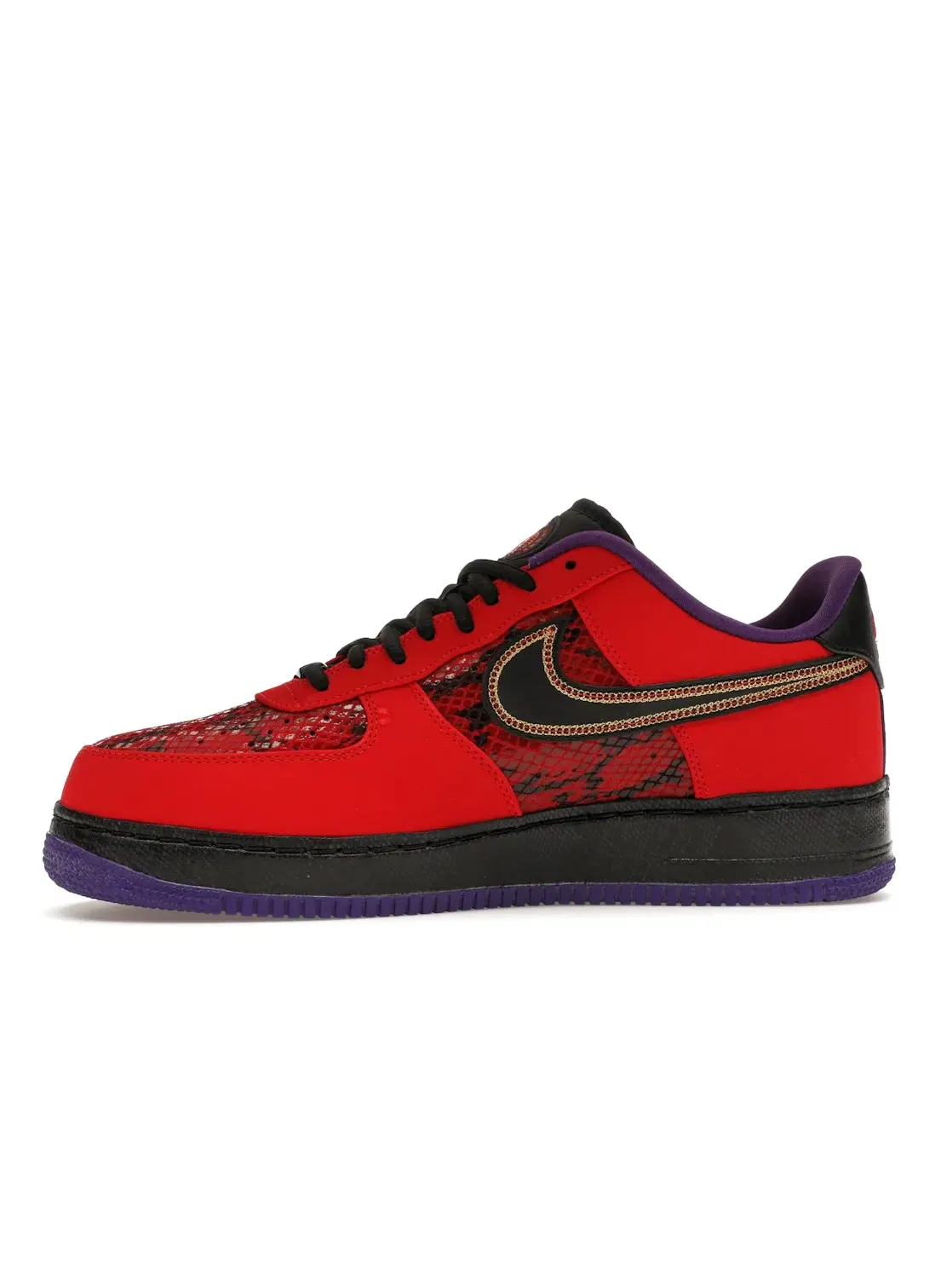 Мужские кроссовки Lifestyle Nike Air Force 1 Low — изображение 3 из 4, красный/черный