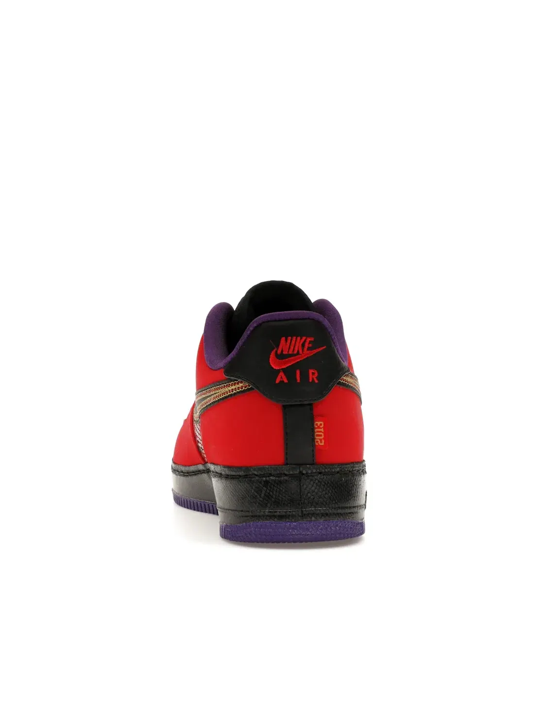 Мужские кроссовки Lifestyle Nike Air Force 1 Low — изображение 4 из 4, красный/черный