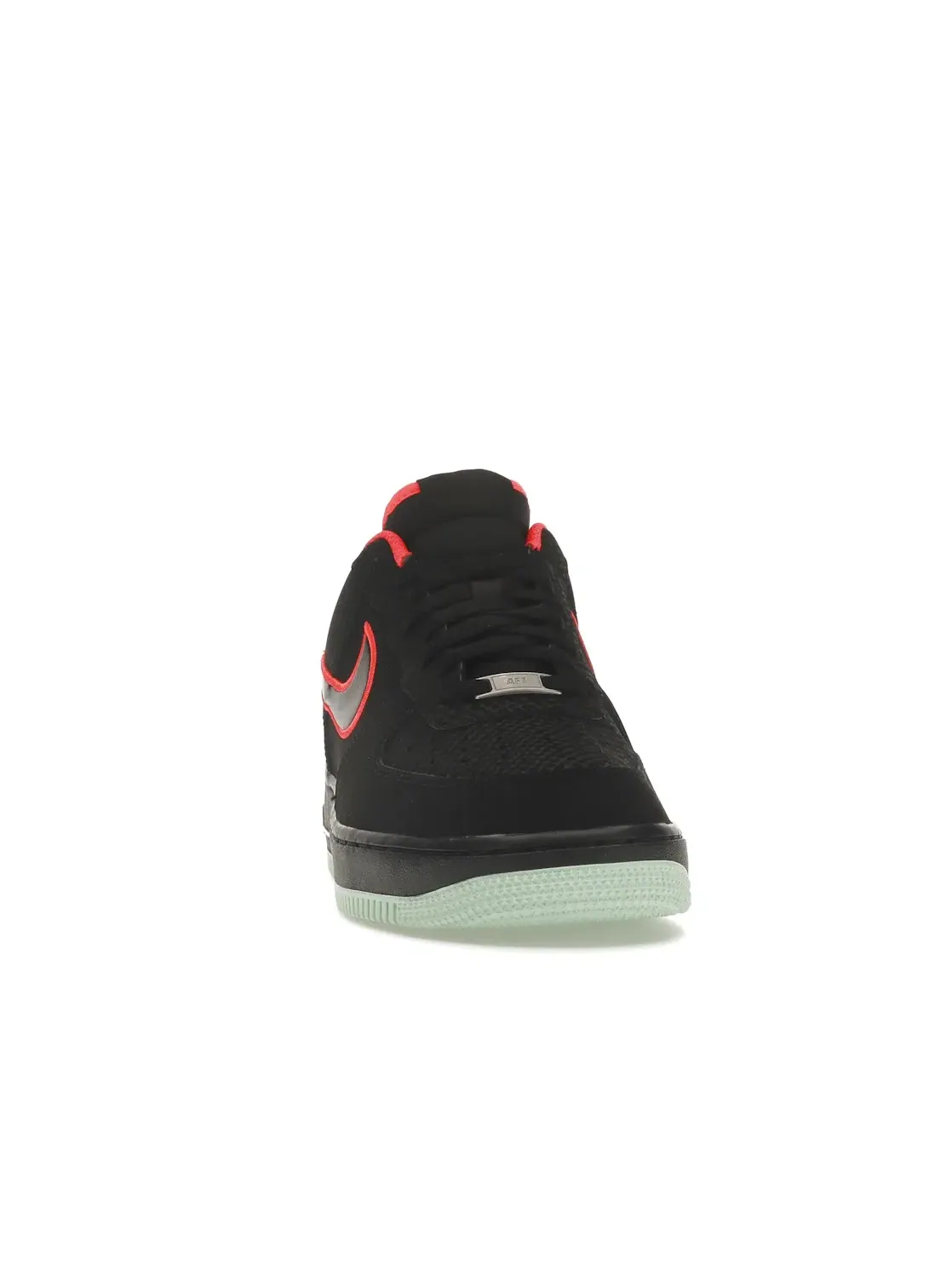 Мужские кроссовки Lifestyle Nike Air Force 1 Low — изображение 2 из 4, черный/черный--зеленый