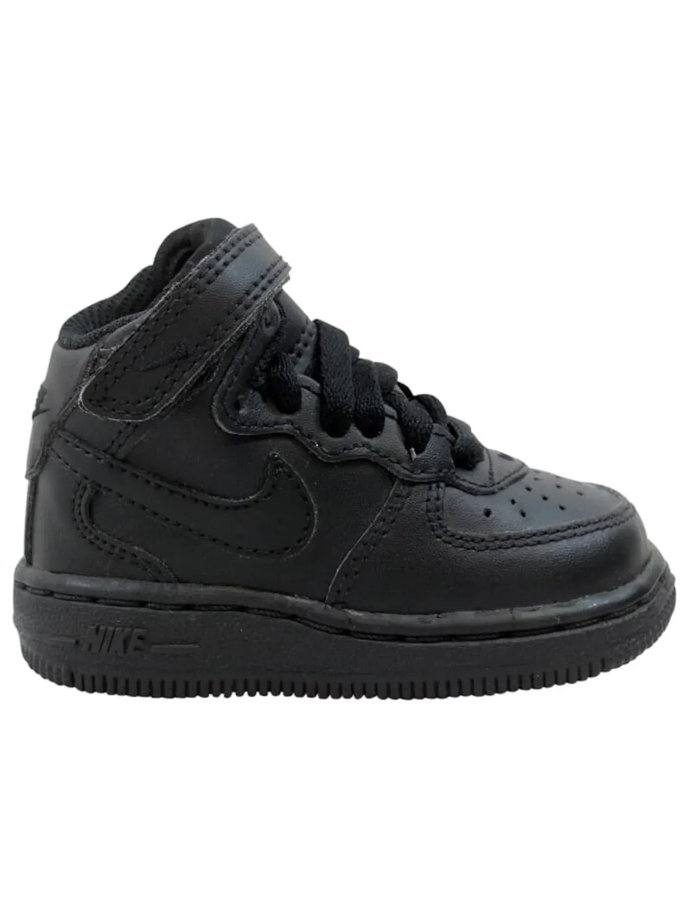Детские кроссовки Nike Air Force 1 Mid — изображение 1 из 1, черный/черный