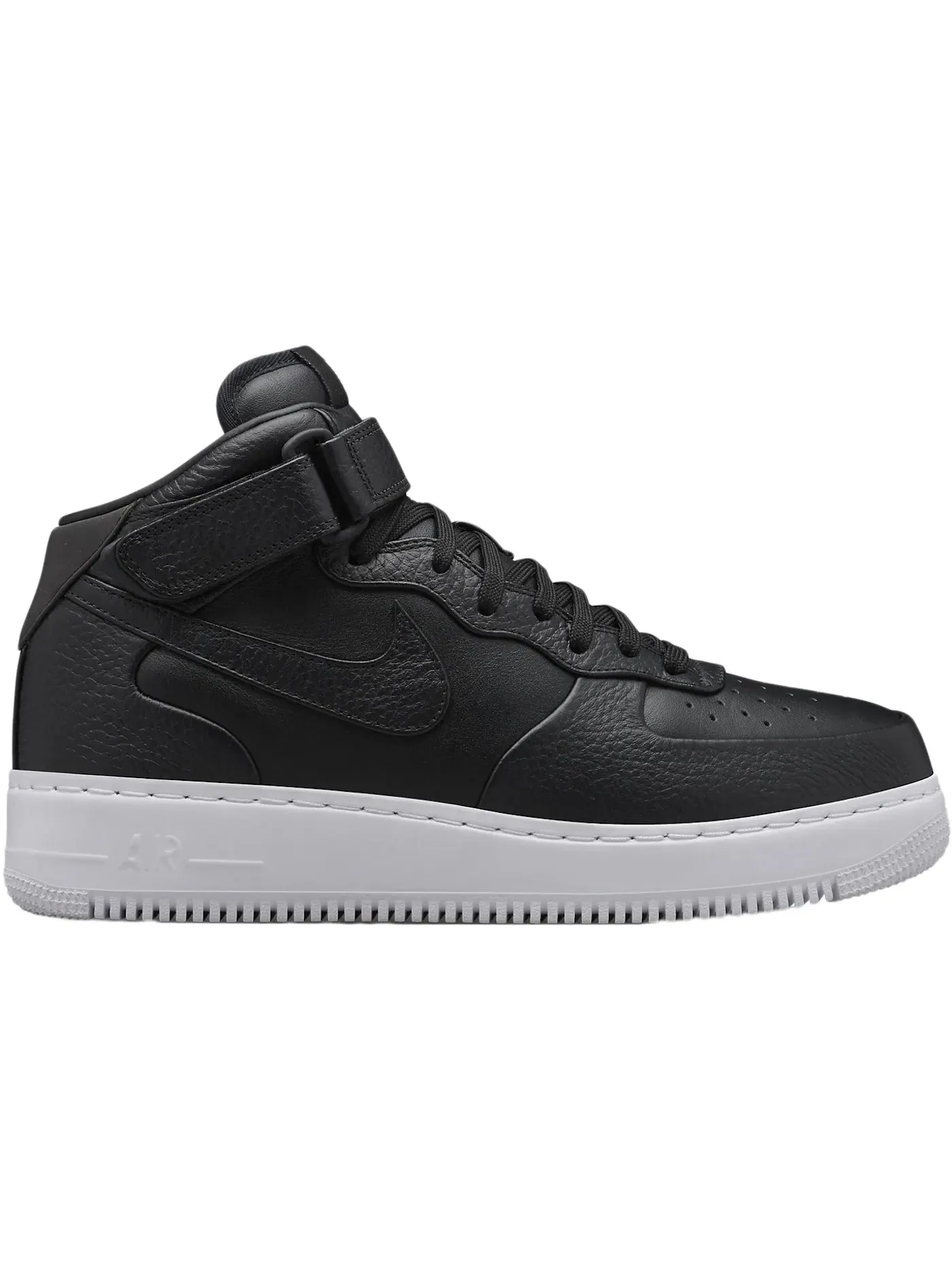 Мужские кроссовки Lifestyle Nike Air Force 1 Mid — изображение 1 из 1, черный/белый/черный