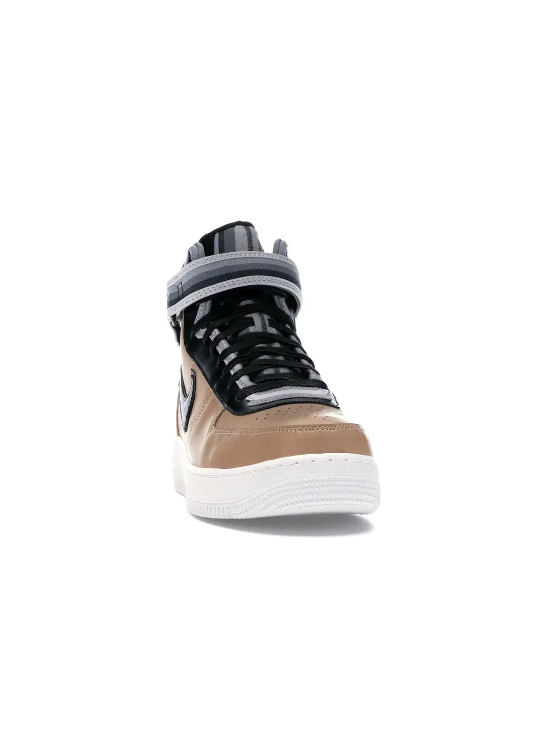Мужские кроссовки Lifestyle Nike Air Force 1 Mid — изображение 2 из 4, бежевый/черный