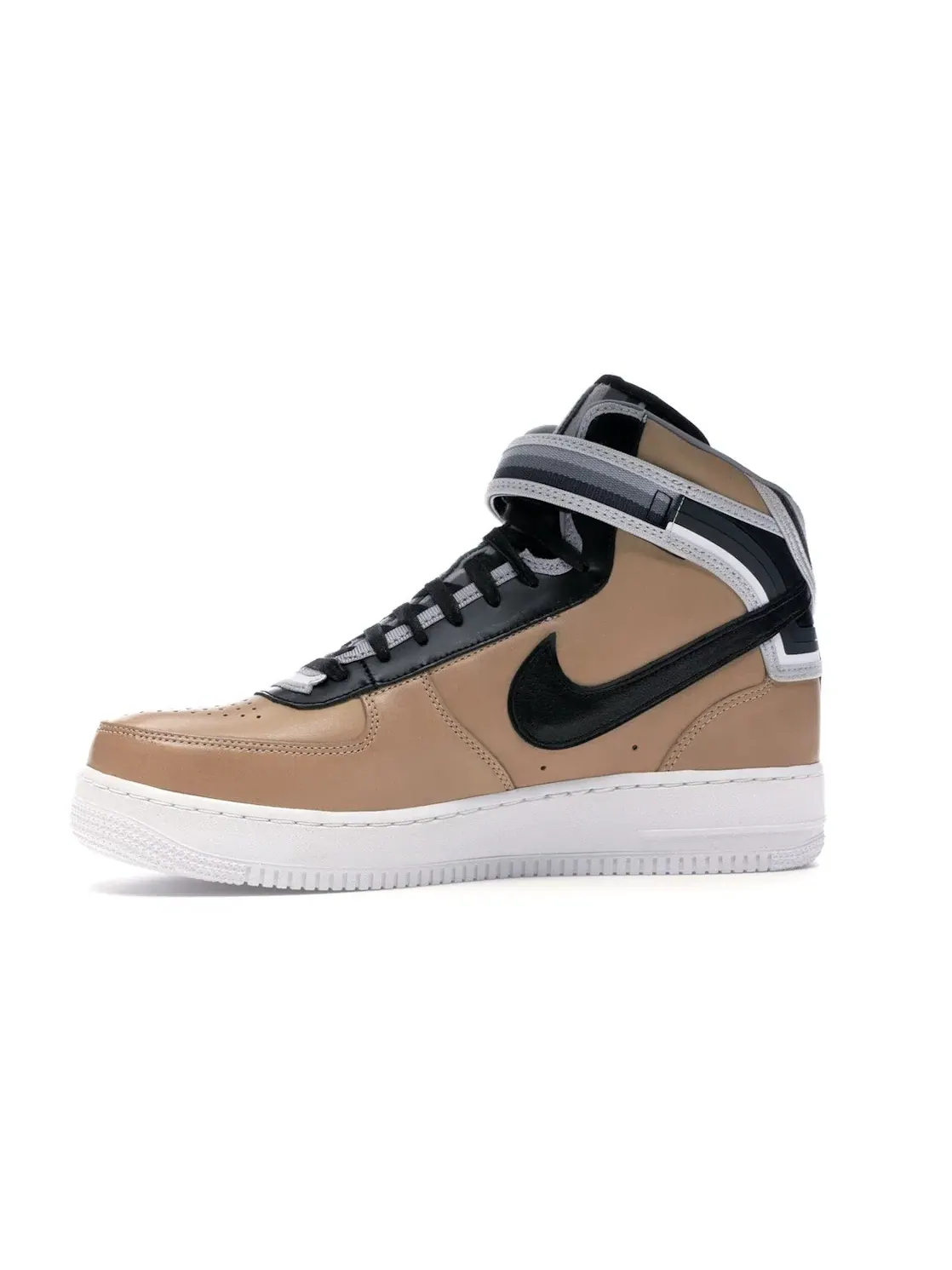 Мужские кроссовки Lifestyle Nike Air Force 1 Mid — изображение 3 из 4, бежевый/черный