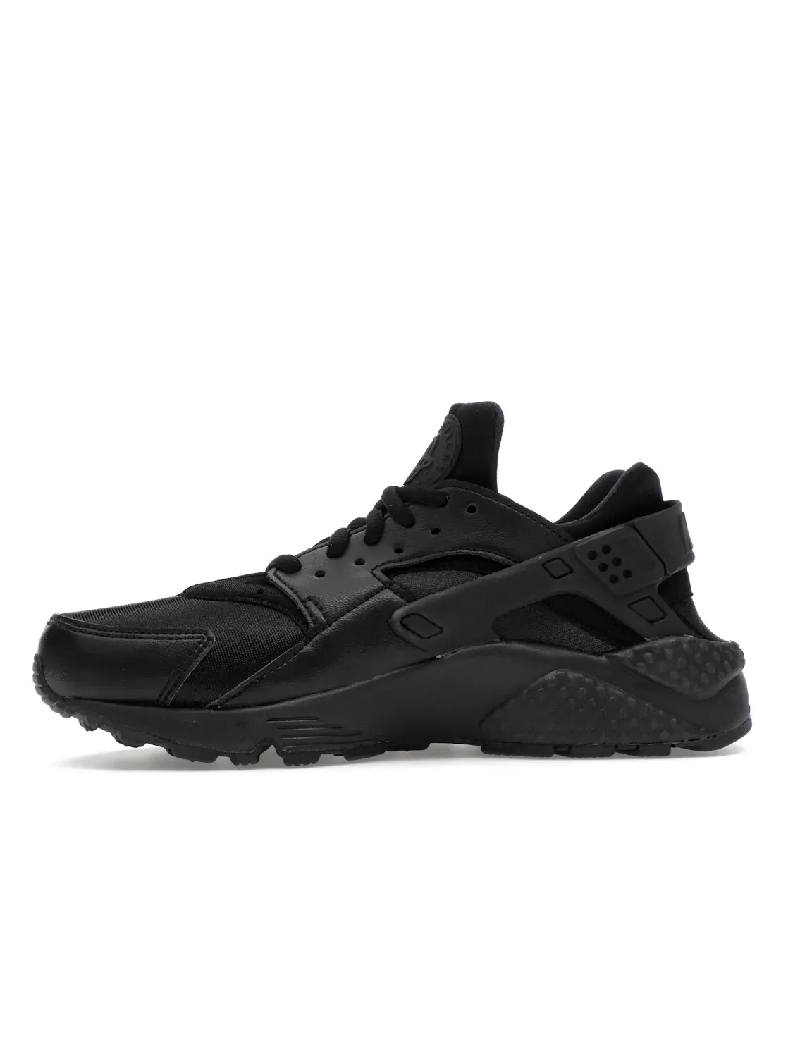 Женские кроссовки с контрастным дизайном Nike Air Huarache — изображение 3 из 4, черный/черный