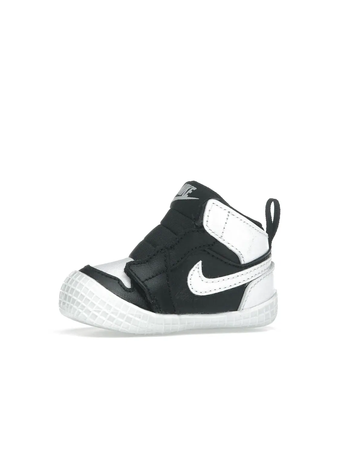 Детские кроссовки Lifestyle с принтом Jordan 1 Crib Bootie Jordan — изображение 3 из 4, черный/белый/белый
