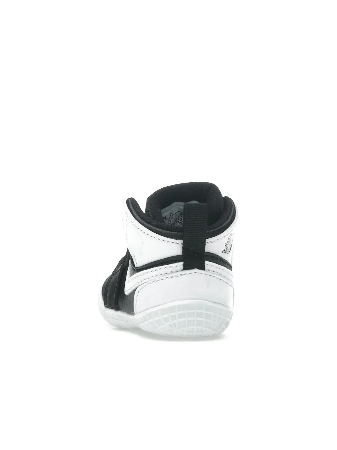 Детские кроссовки Lifestyle с принтом Jordan 1 Crib Bootie Jordan — изображение 4 из 4, черный/белый/белый