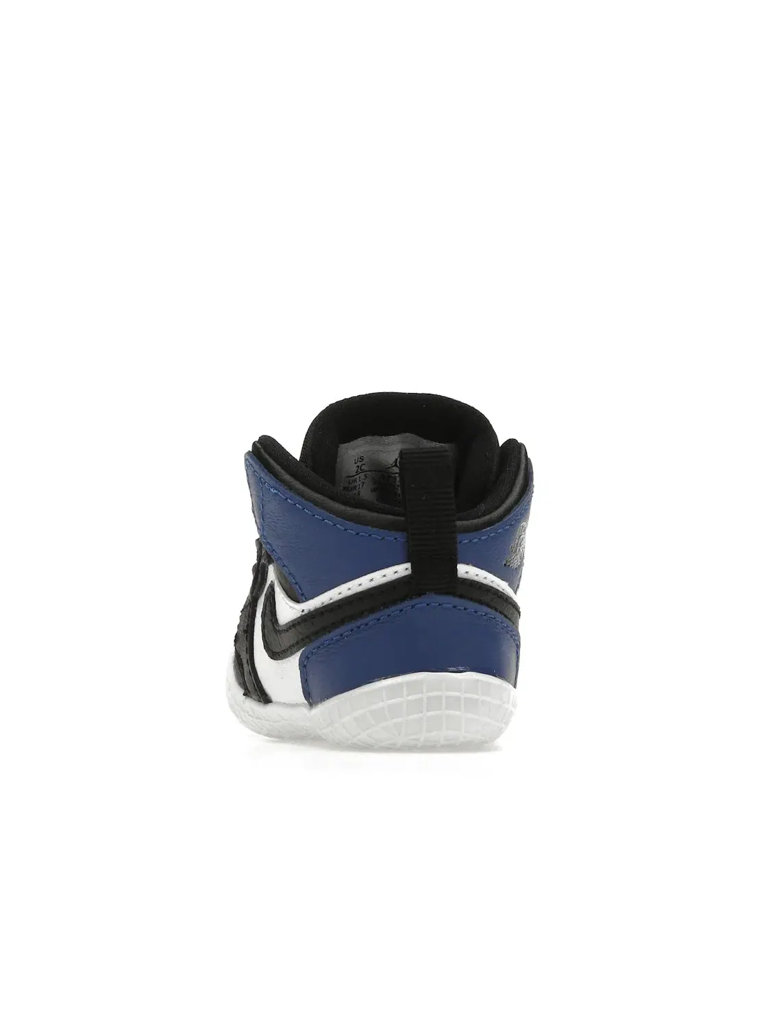 Детские пинетки-кроссовки с длинным рукавом Jordan 1 Crib Bootie Jordan — изображение 4 из 4, черный/белый