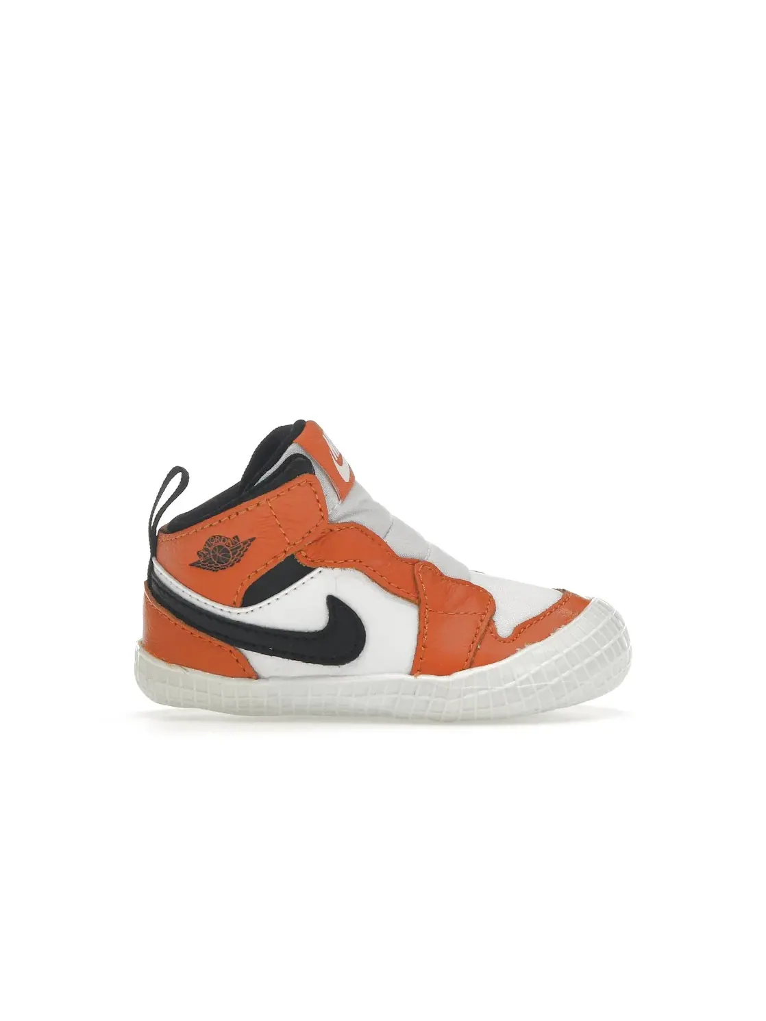 Детские кроссовки Lifestyle с принтом Jordan 1 Crib Bootie Jordan — изображение 1 из 4, белый//черный