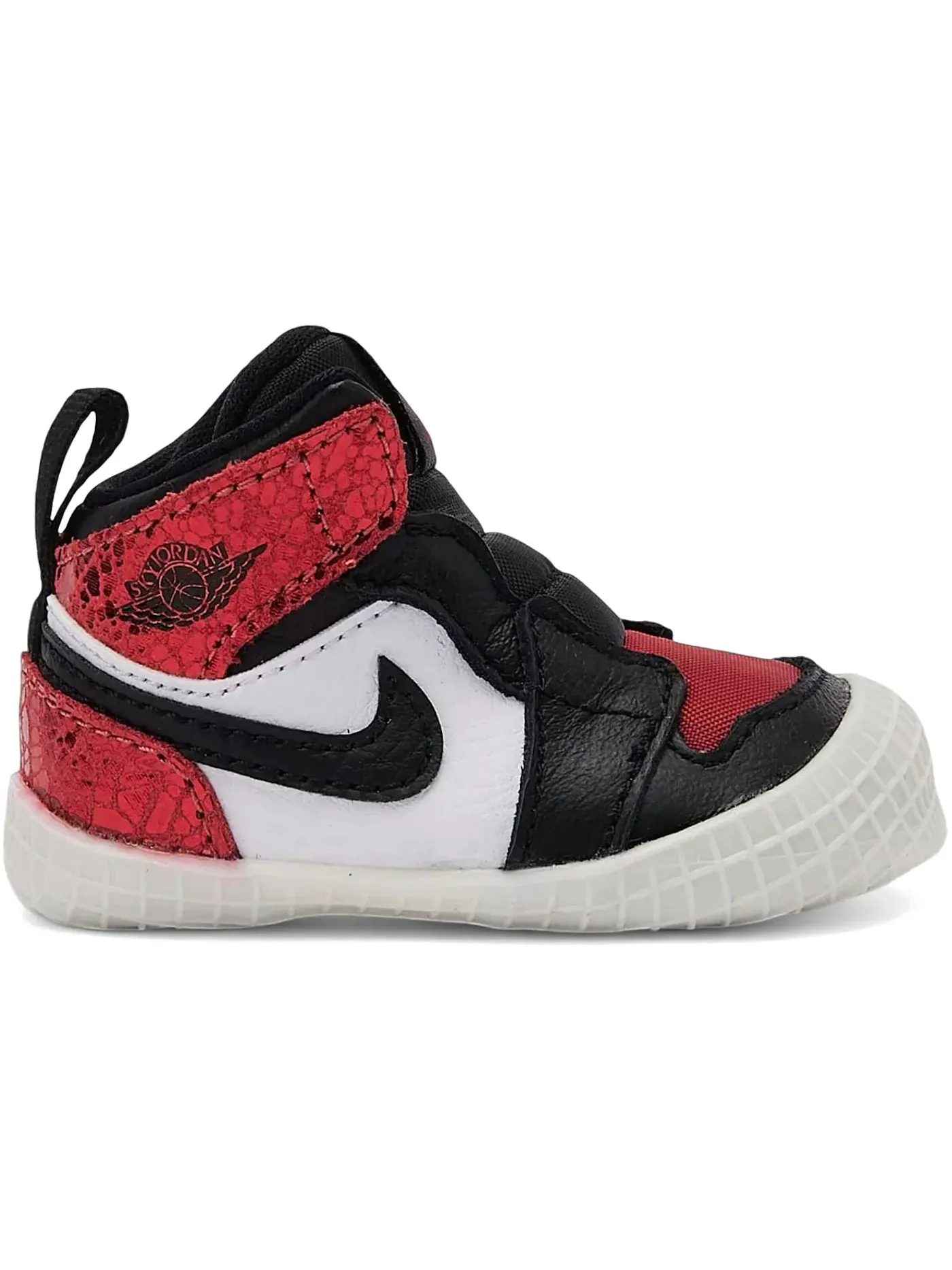 Детские кроссовки Lifestyle Jordan 1 Crib Bootie Jordan — изображение 1 из 1, красный/черный/белый